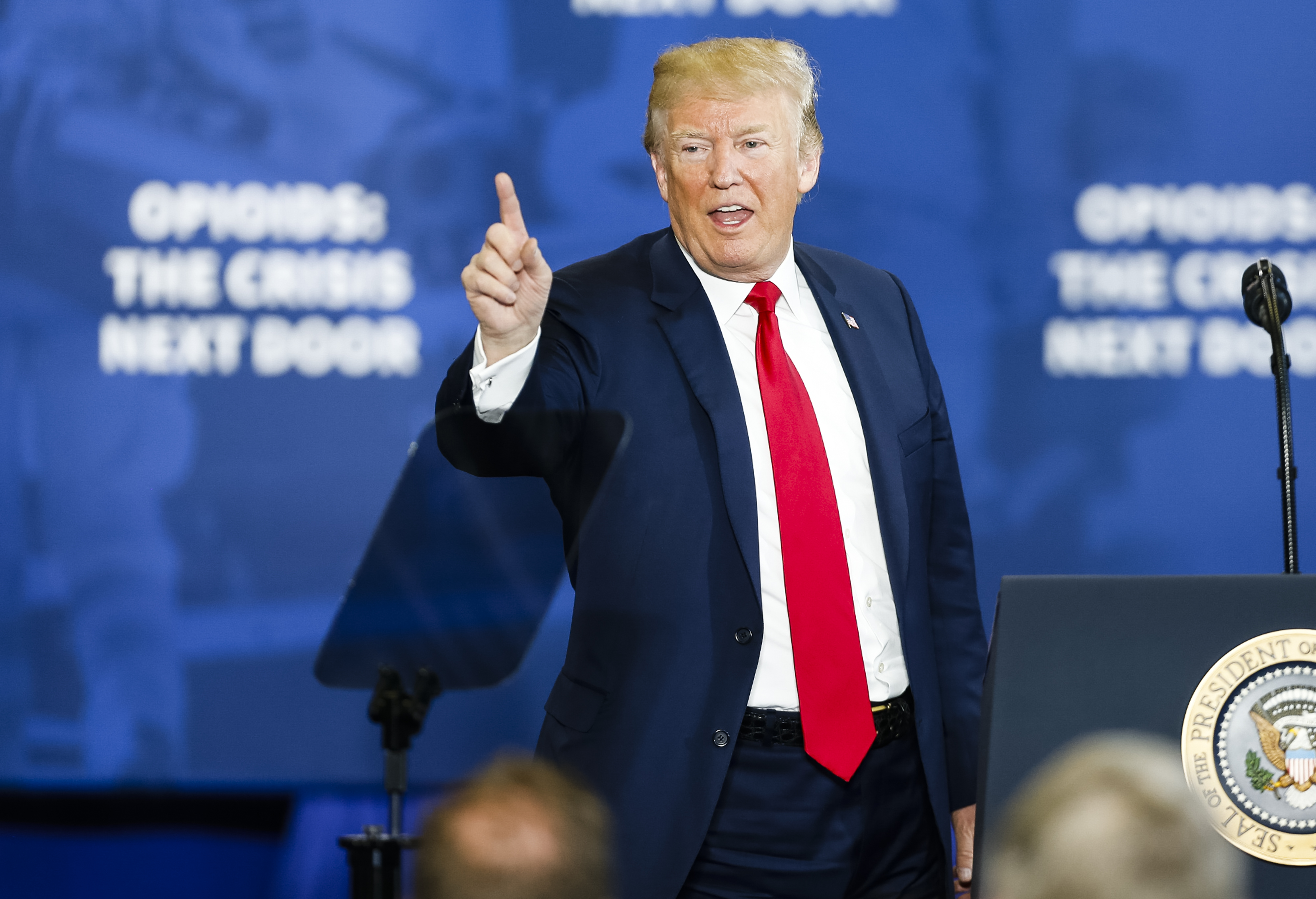 President Trump Speaks On Plans To Combat Opioid Crisis In NH