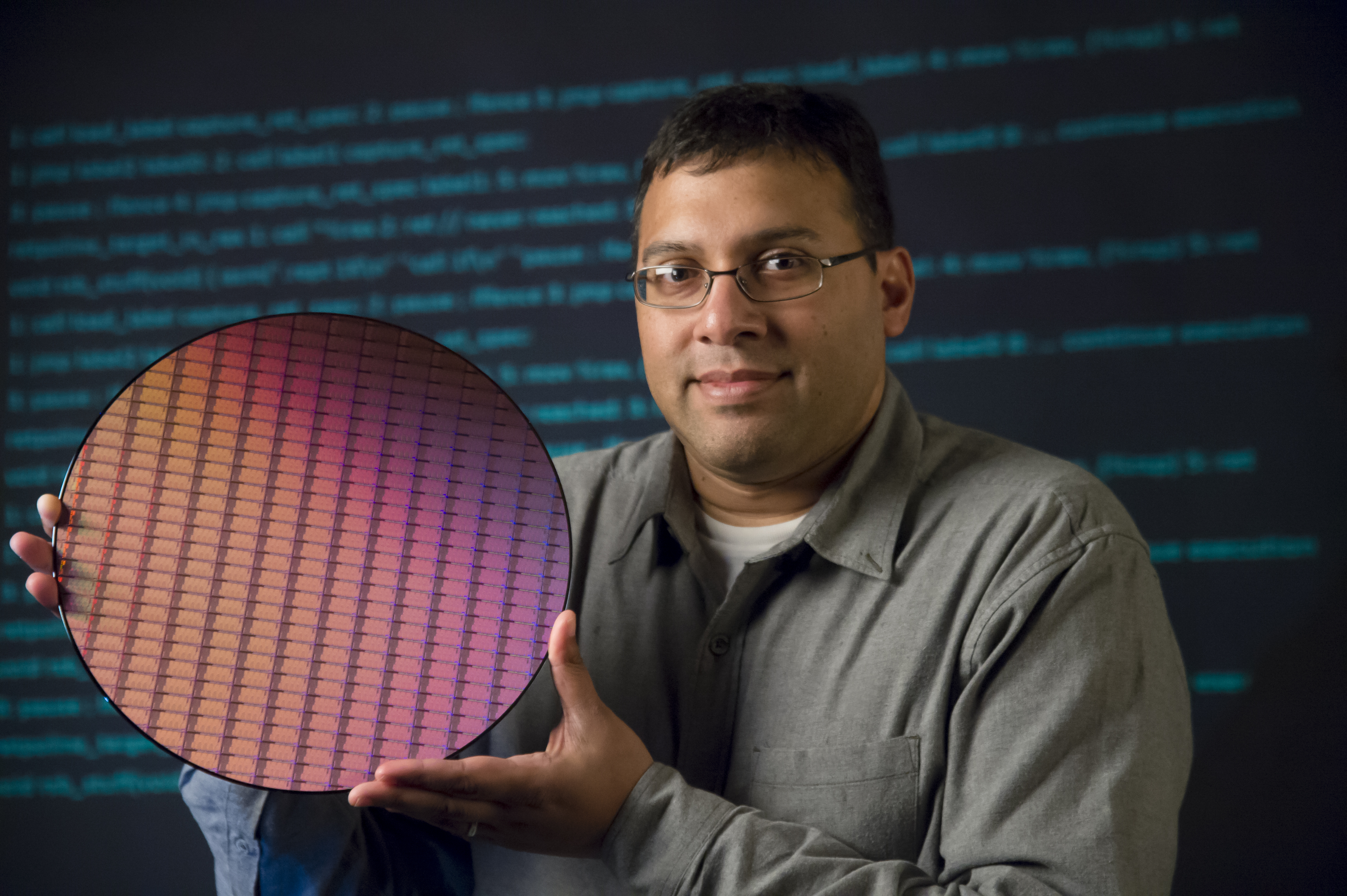 Intel's Ronak Singhal helps design chips.