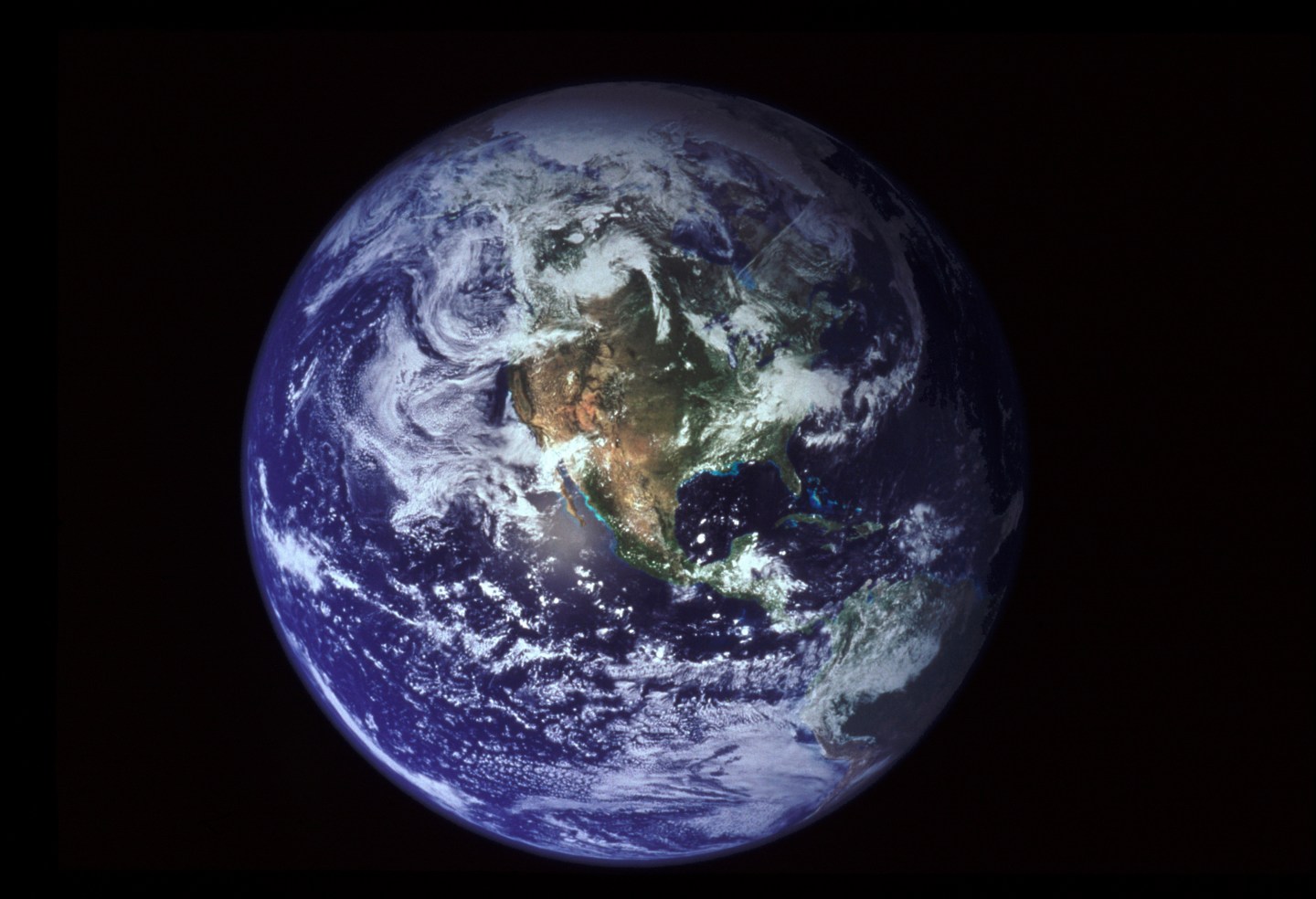 Earth seen from space