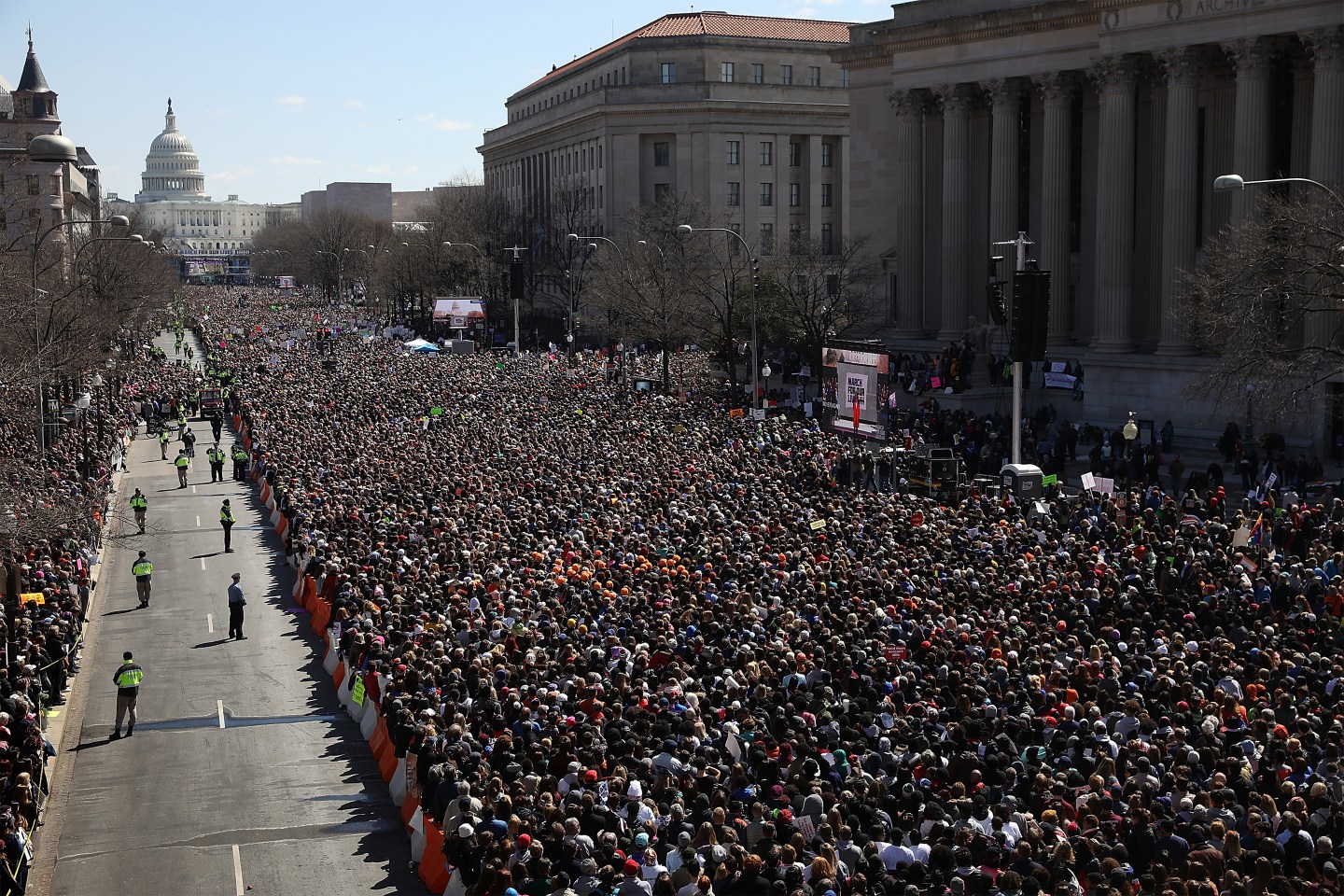 Hundreds Of Thousands Attend March For Our Lives In Washington DC