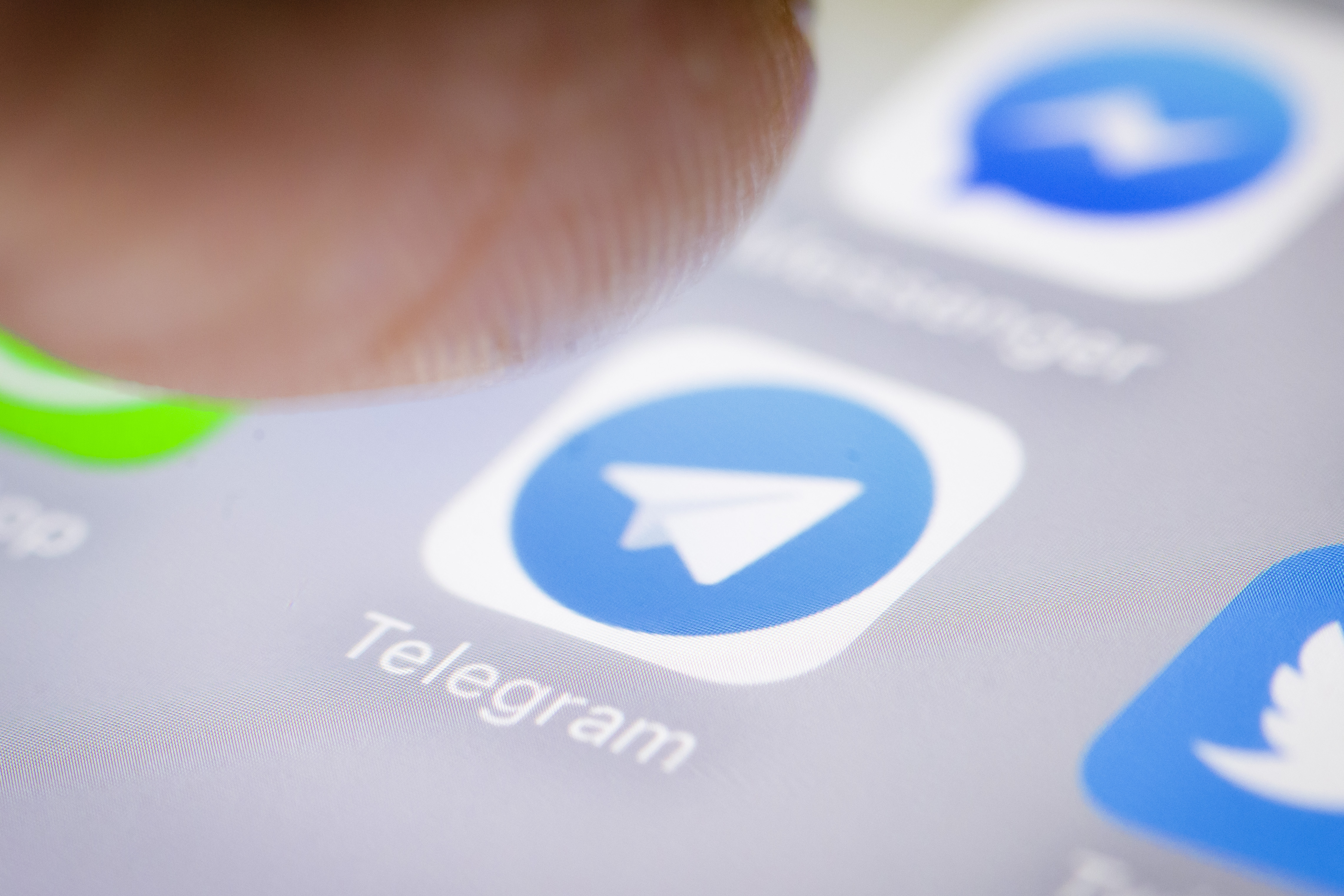 Telegram App see on iphone
