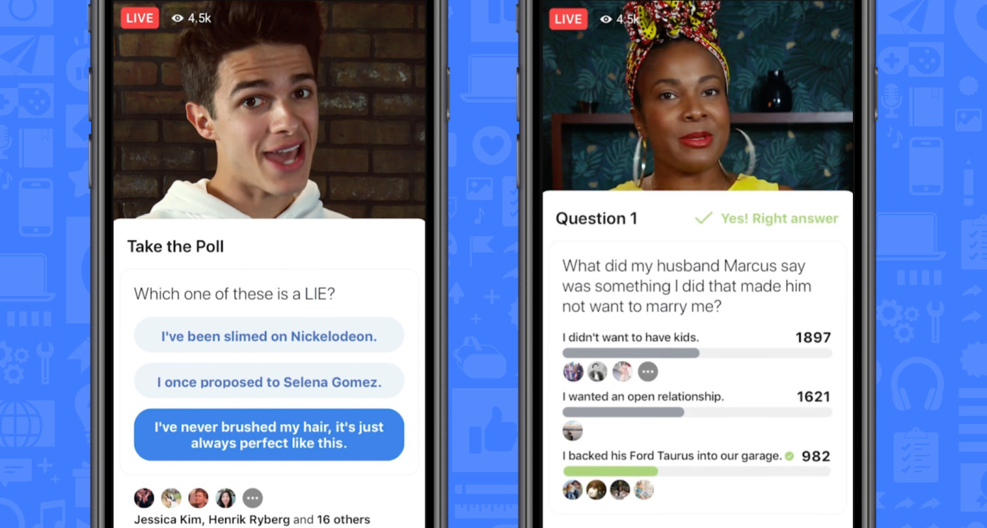Facebook Takes on HQ Trivia With Live Game Shows