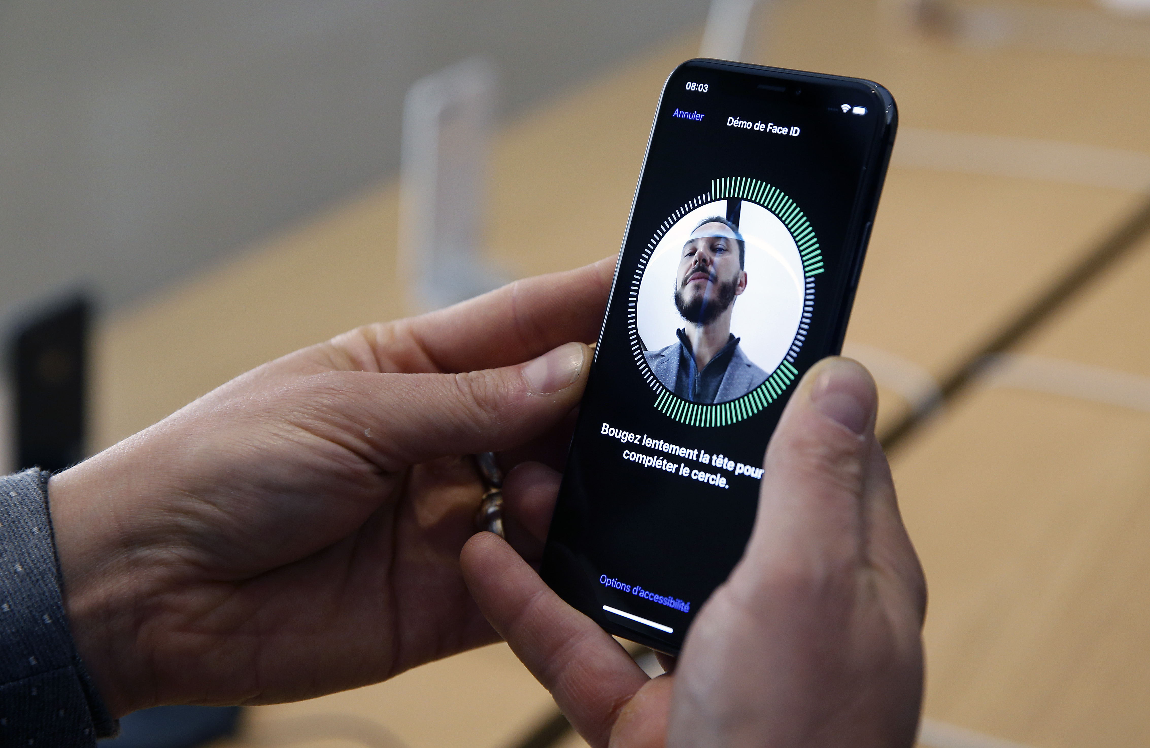 Launch Of Iphone X At Apple Store Saint Germain In Paris