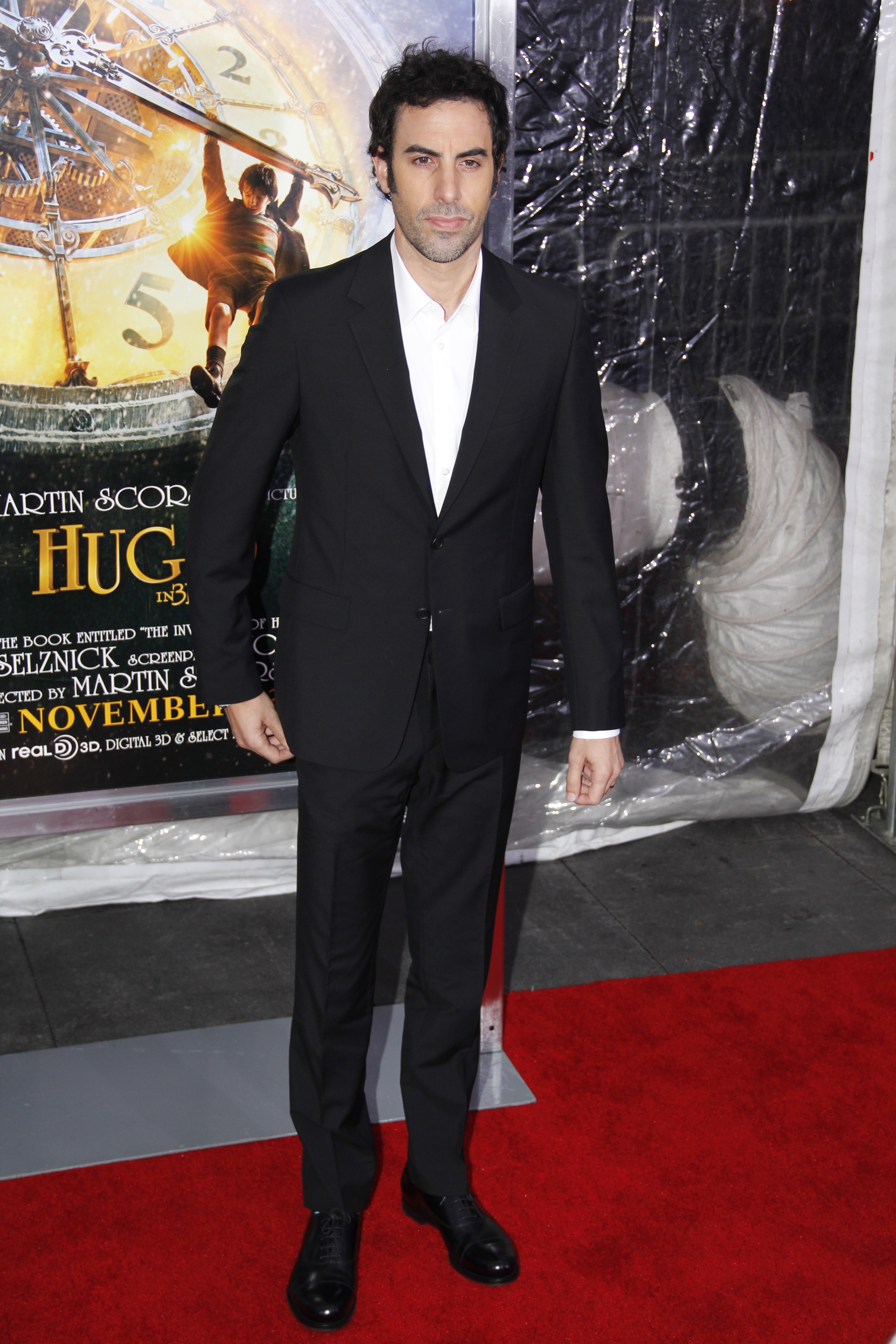 Sacha Baron Cohen at the
Hugo Premiere, Ziegfield Theatre, New York City, on November 21 2011.