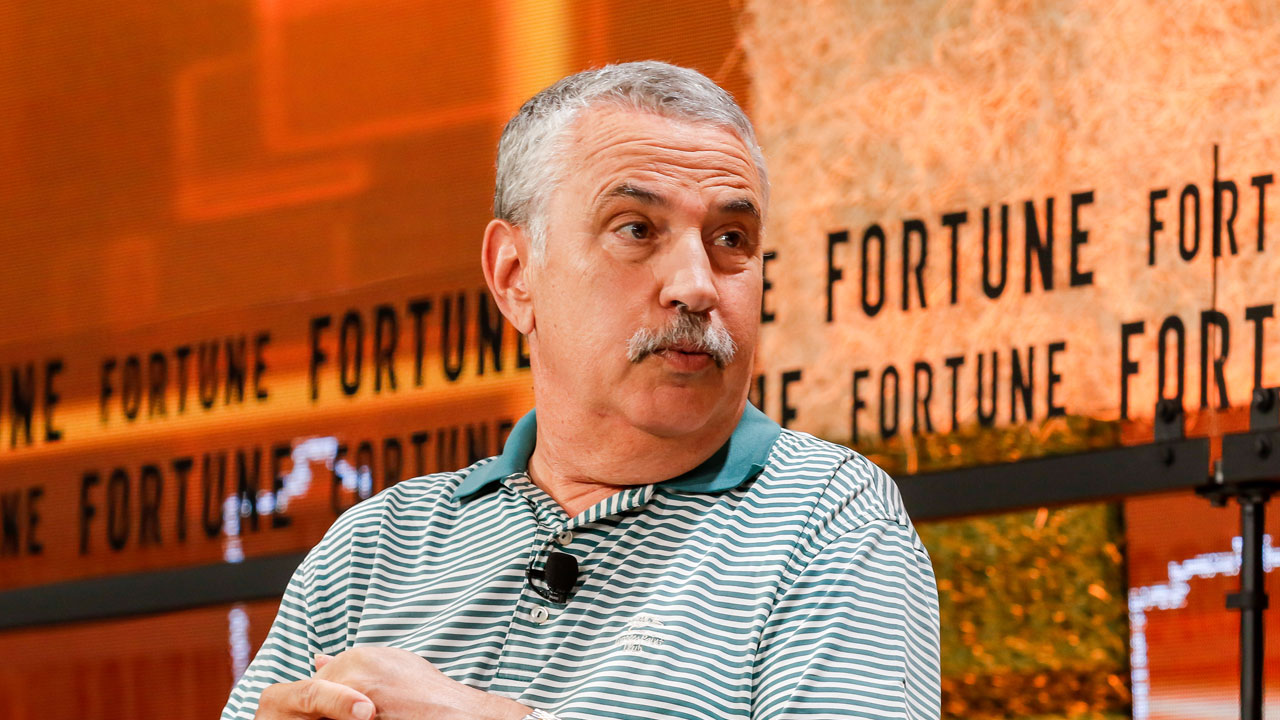 New York Times columnist Thomas Friedman at Fortune Brainstorm Tech on July 18, 2018