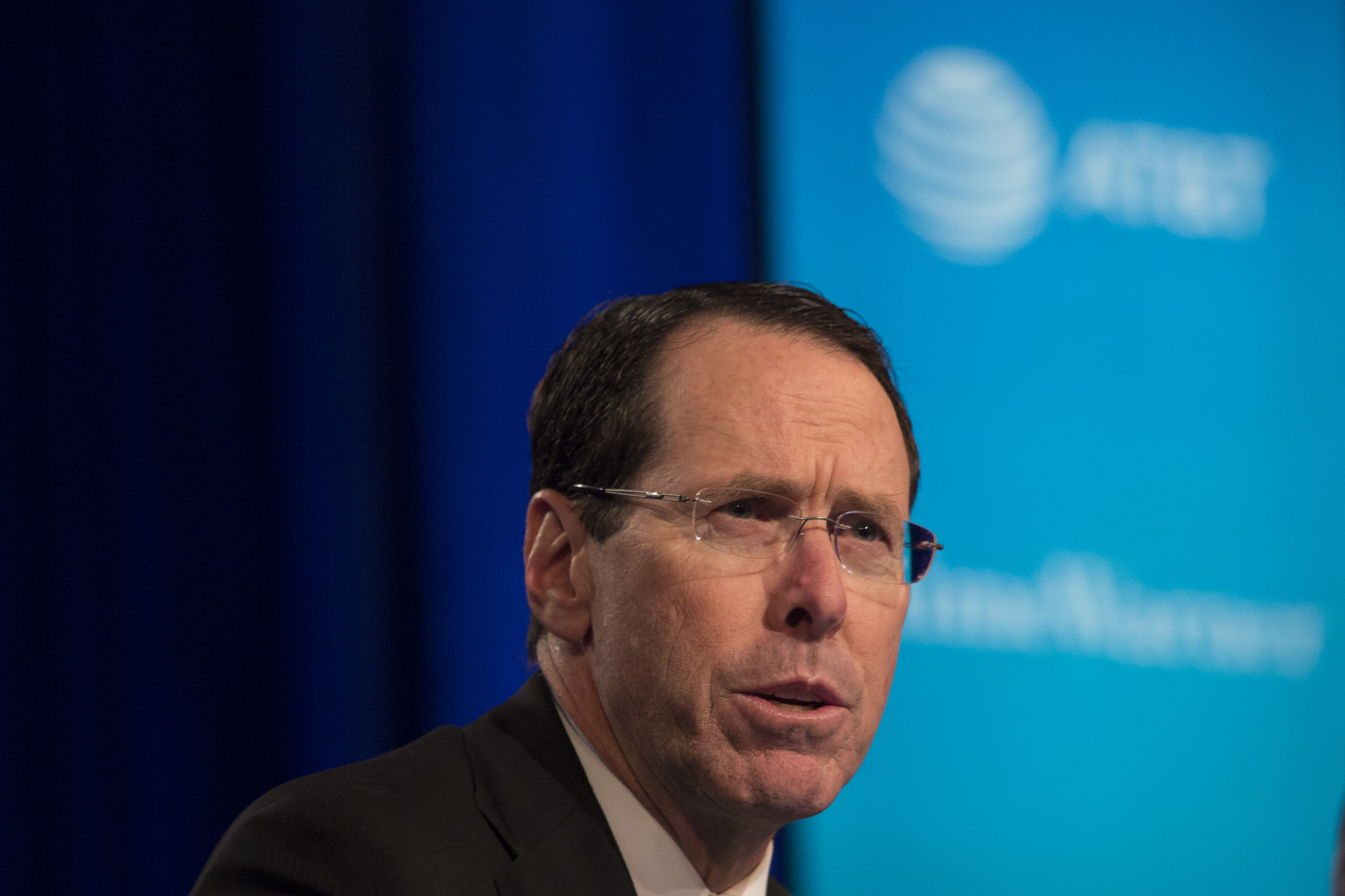 AT&T CEO Randall Stephenson Discusses Justice Dept. Lawsuit Over Company's Time Warner Merger