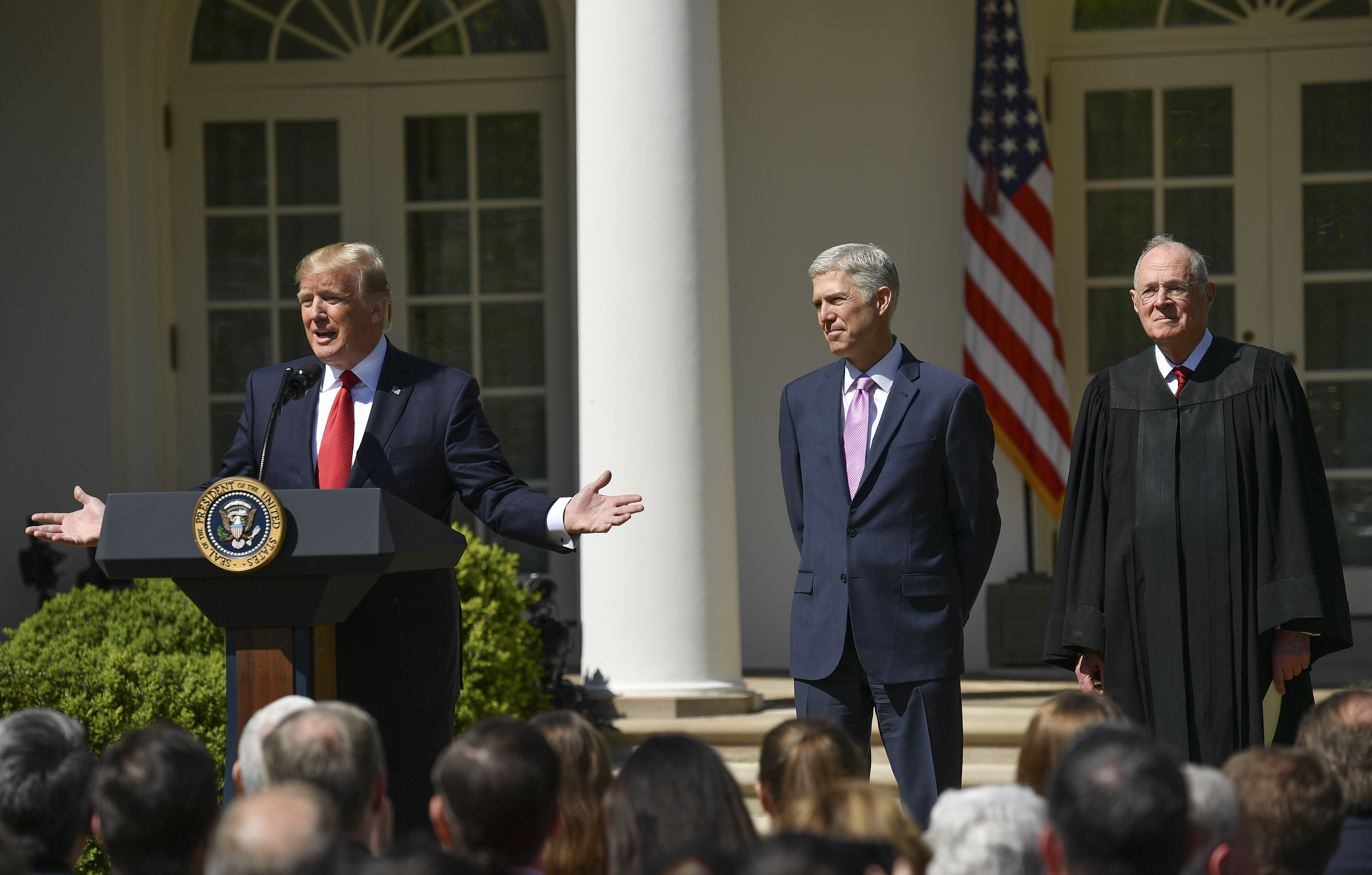 WASHINGTON, DC - APRIL 10: Supreme Court Justice Neil Gorsuch,