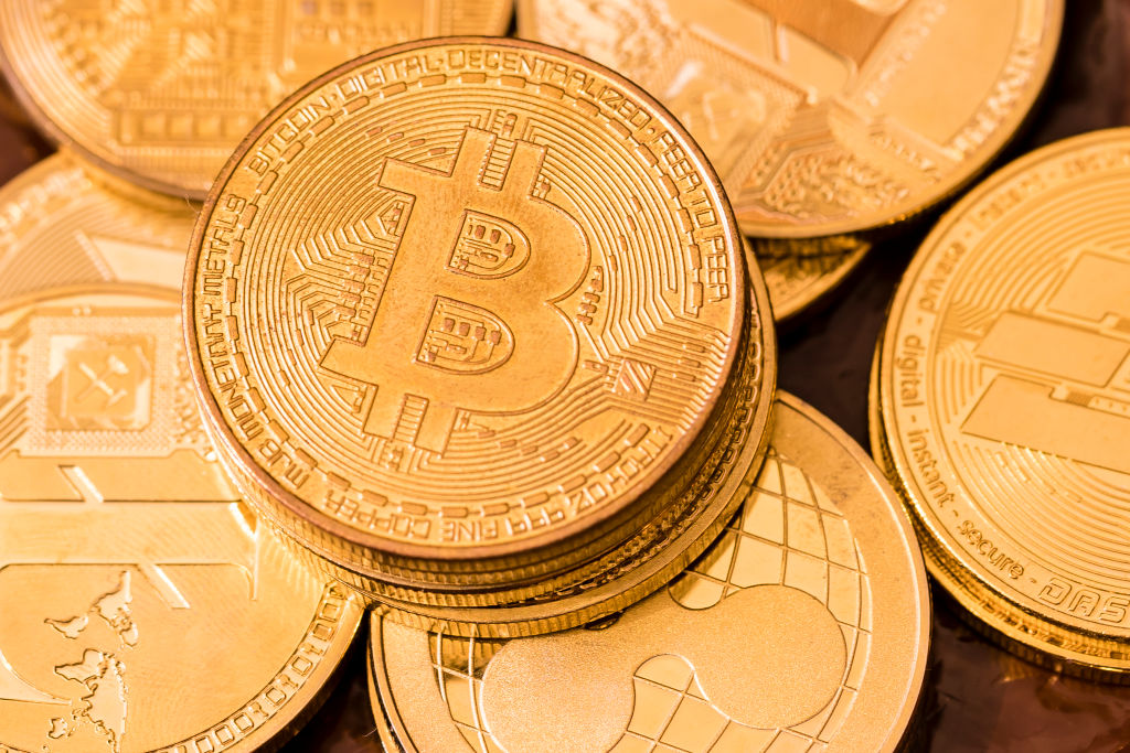A visual representation of the digital Cryptocurrency