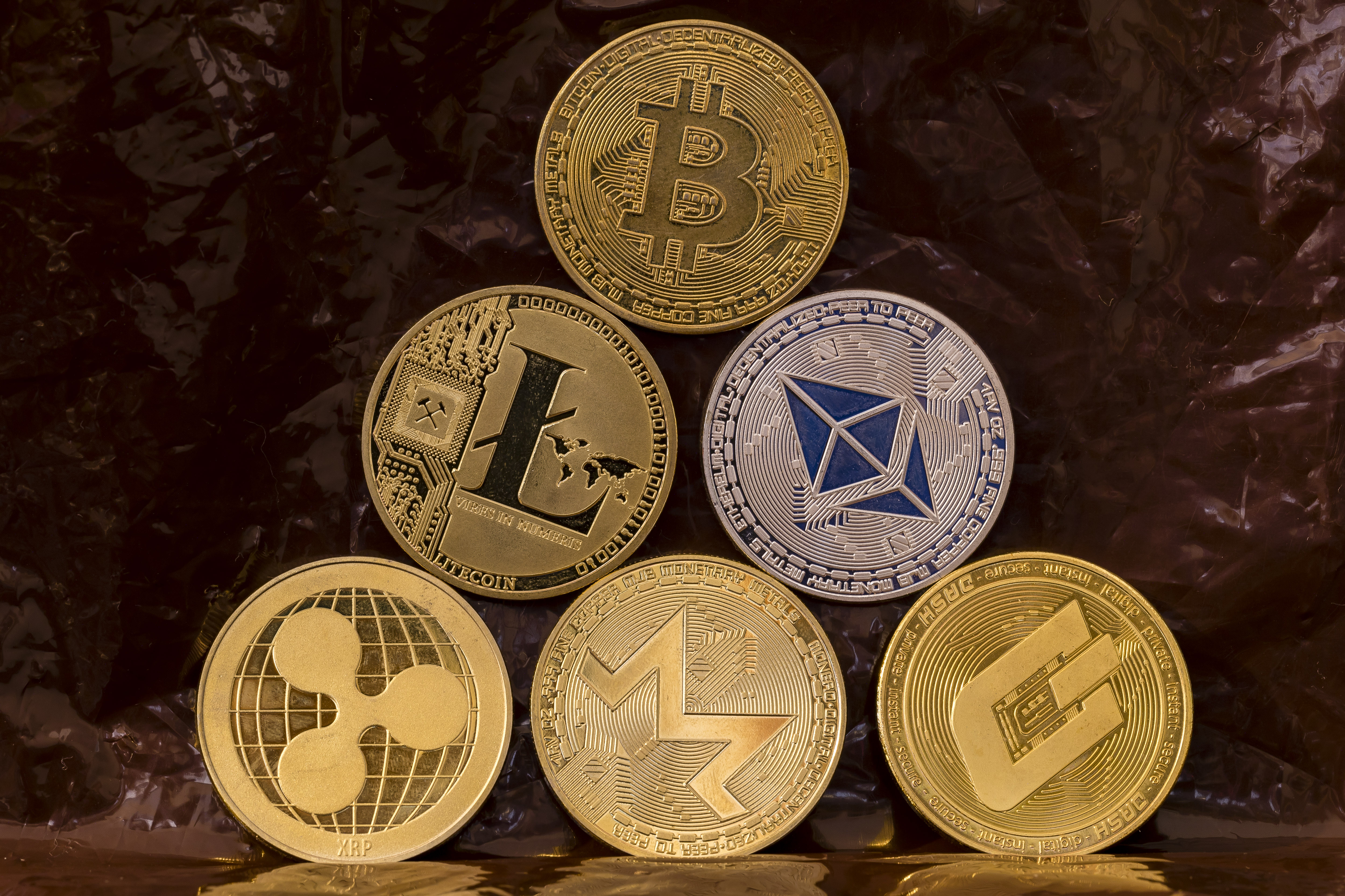 A visual representation of the digital Cryptocurrency
