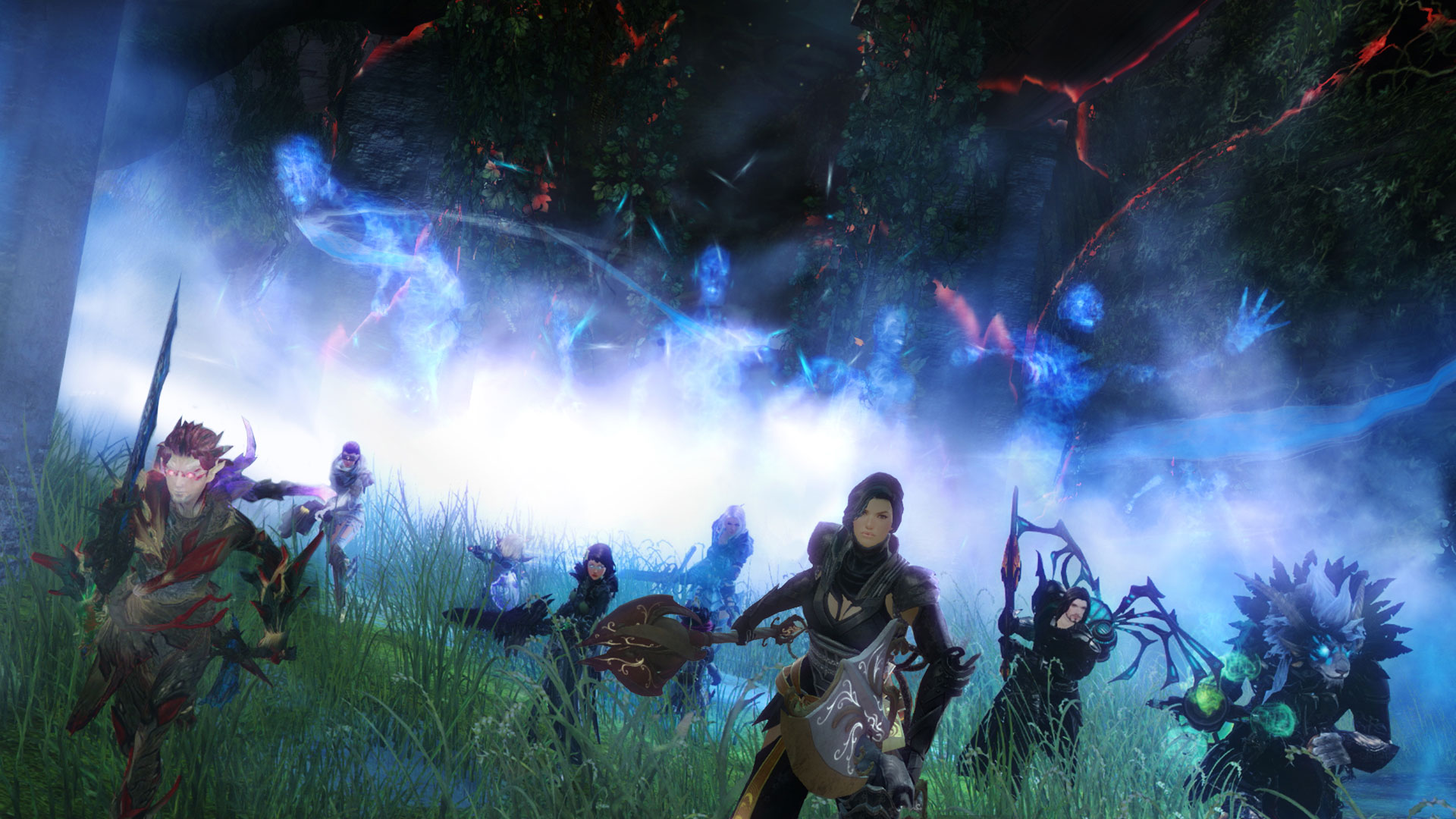 A screenshot from the online game Guild Wars 2.