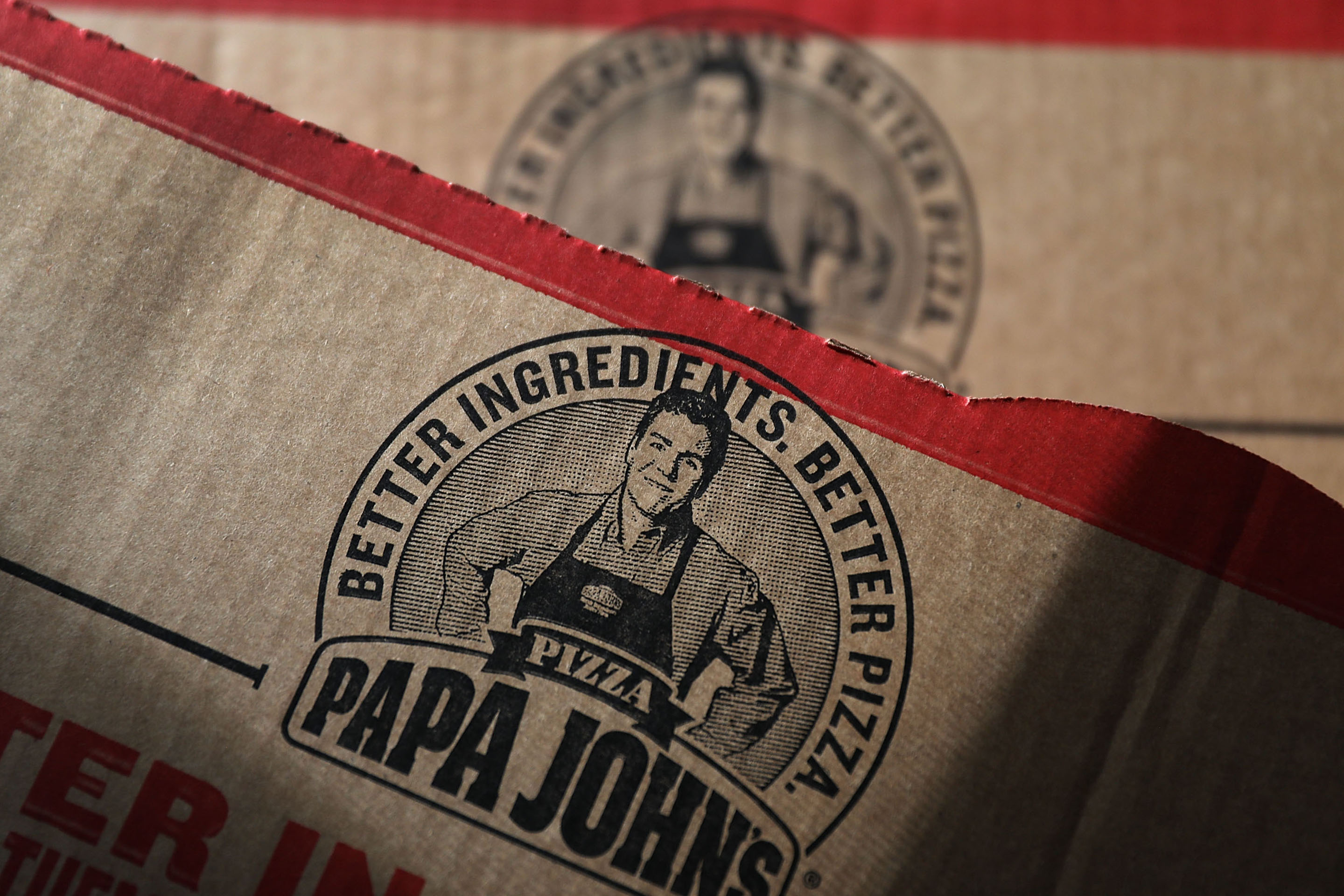 Papa John-John Schnatter-pizza box