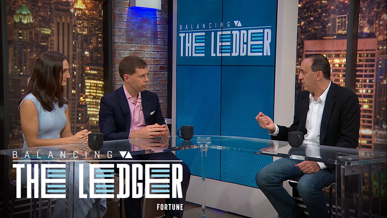 Fortune's Jen Wieczner and Jeff Roberts interview Haydar Haba (right), managing partner of Andra Capital, on Balancing the Ledger. Andra Capital is raising $1 billion in its token sale of Silicon Valley Coin.