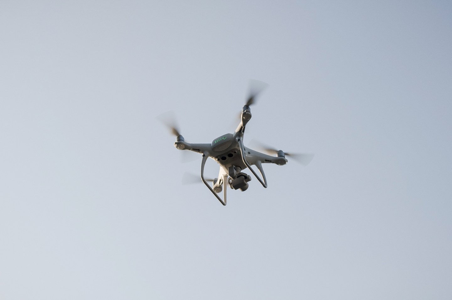 An airborne drone