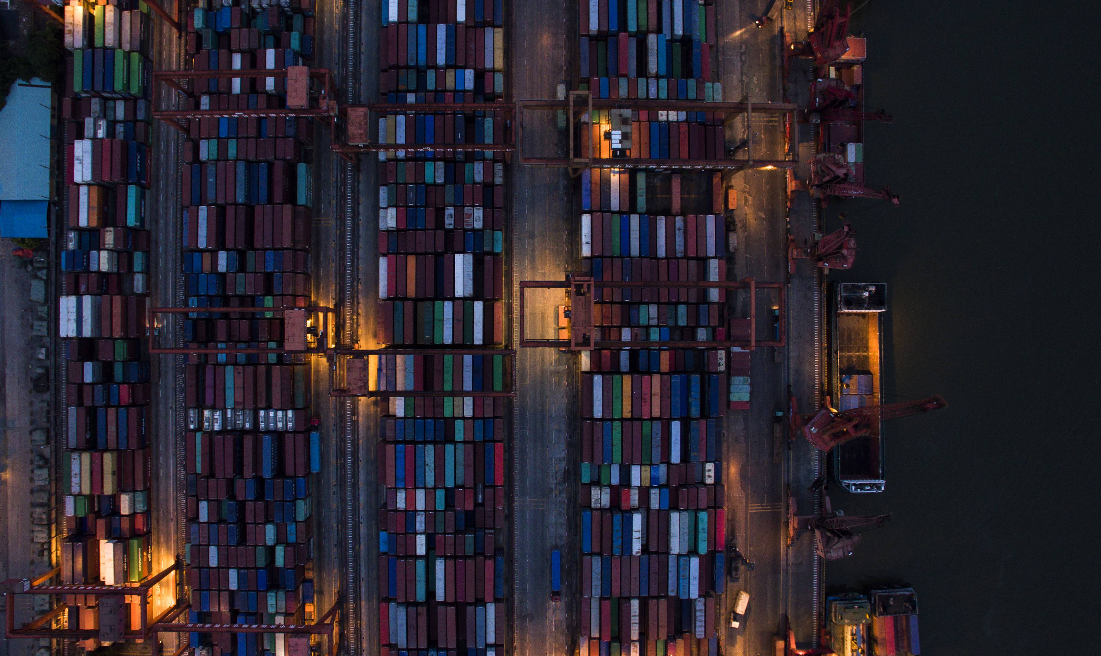 An Aerial View Of Huangpu Port In Guangzhou