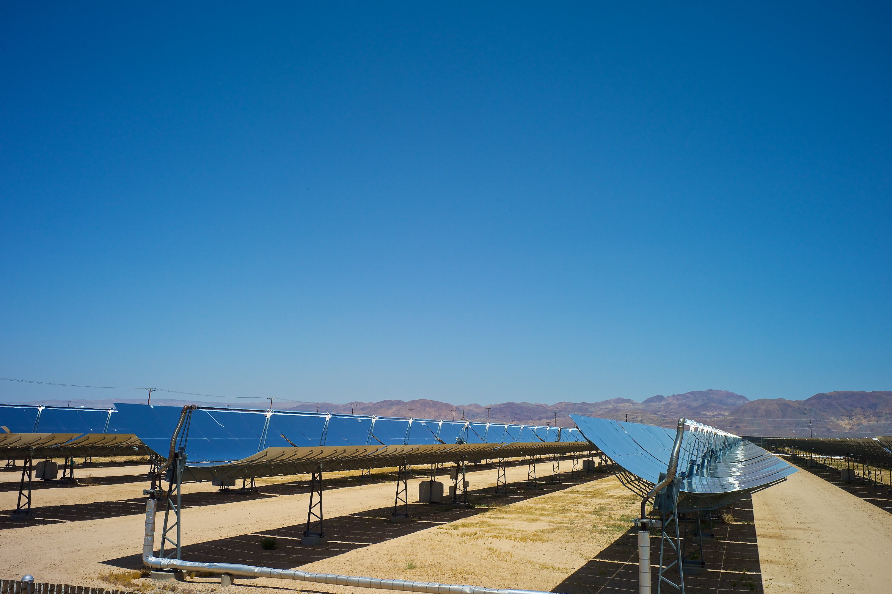 Solar farm, southern CA