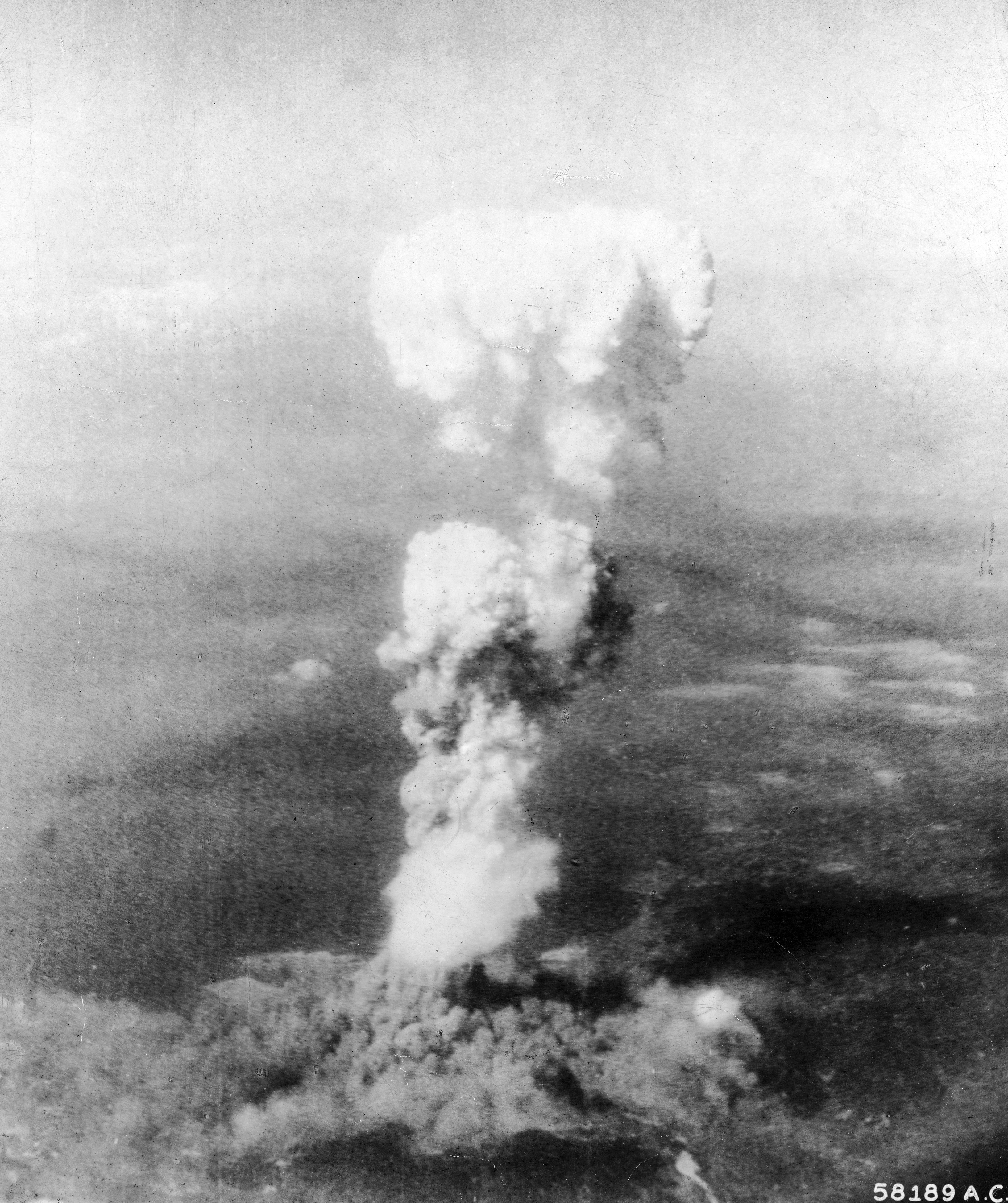 Mushroom Cloud Over Hiroshima
