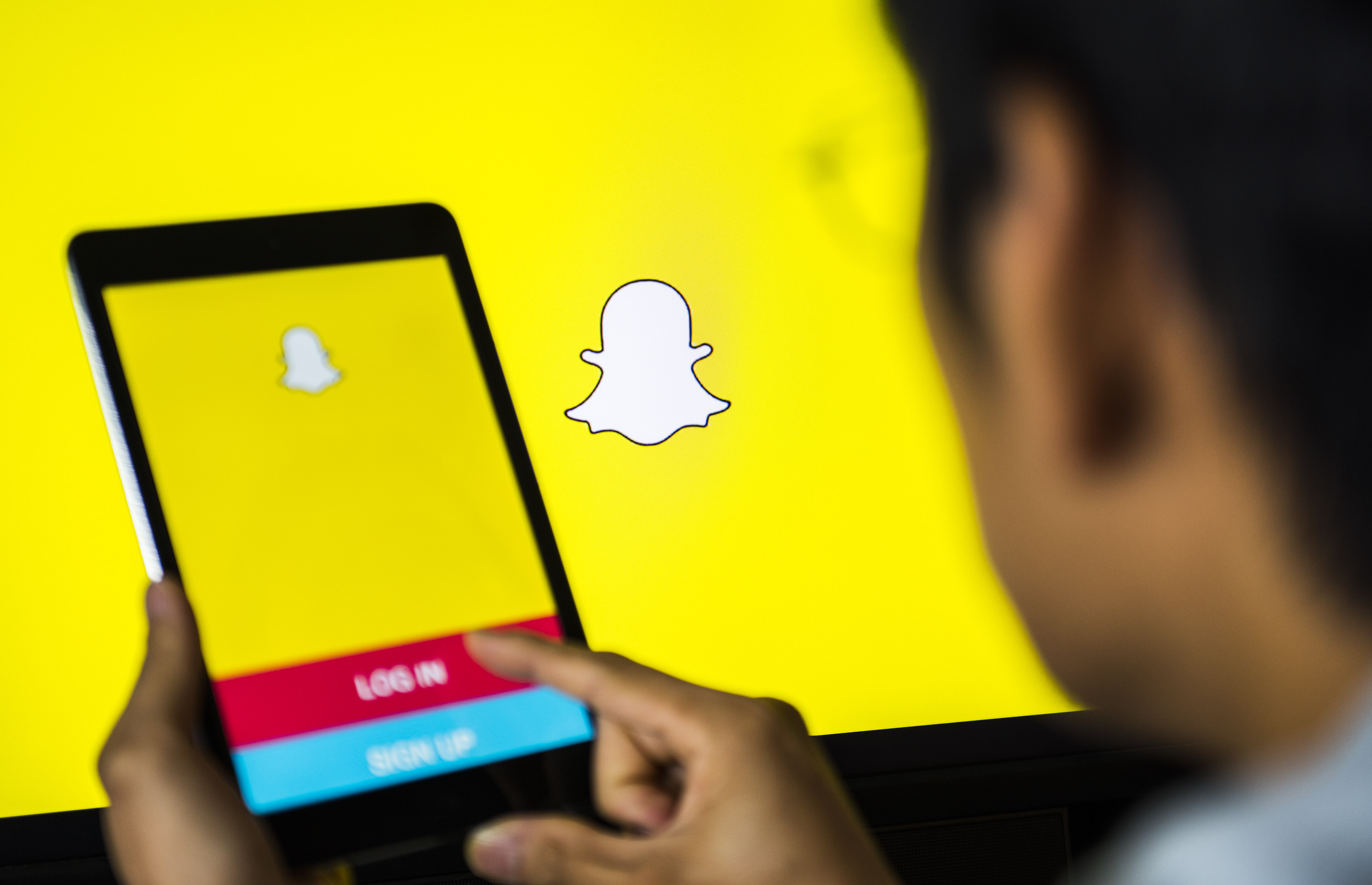 Snap reported a decline in daily active users, sending its shares down in after-hours trading.