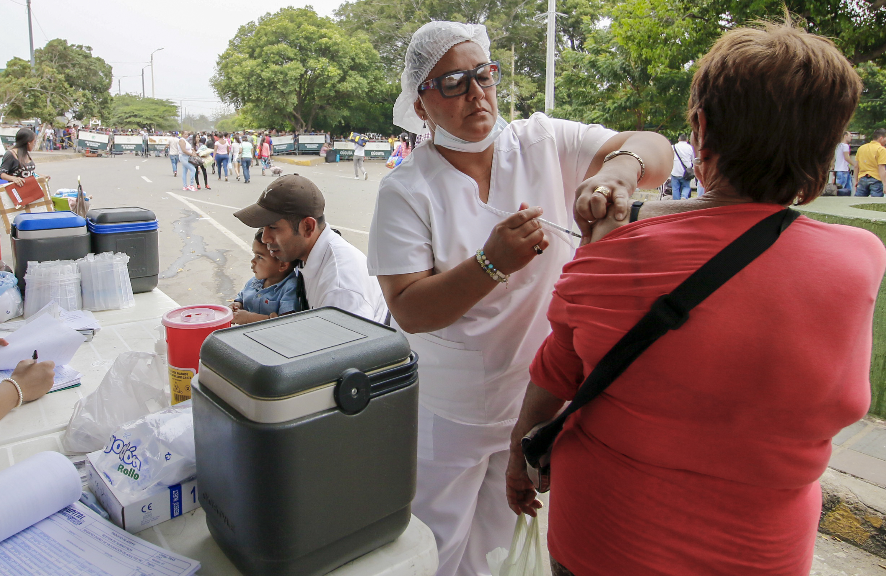 COLOMBIA-VENEZUELA-VACCINATION-MEASLES