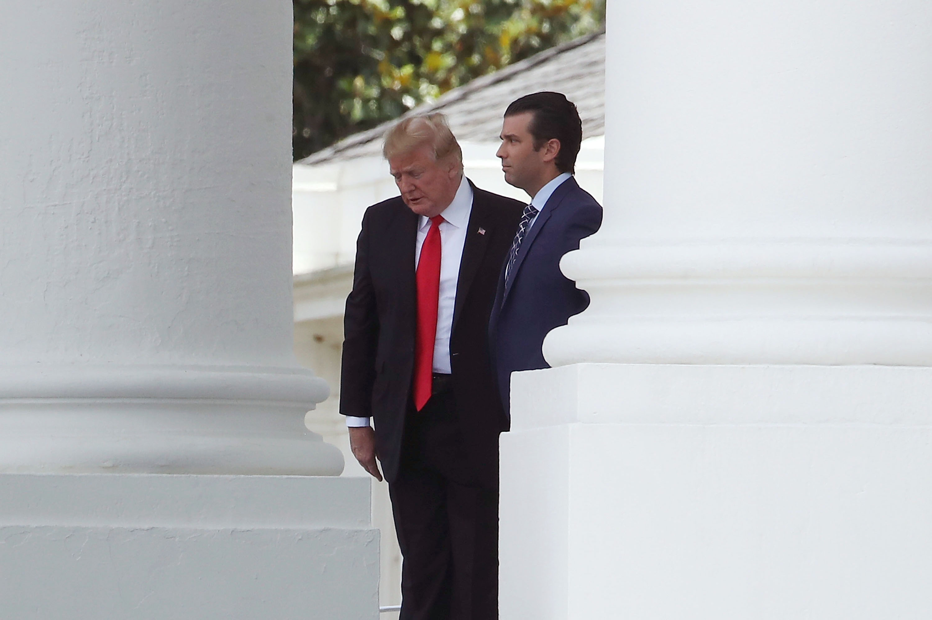 President Trump Departs White House For Montana