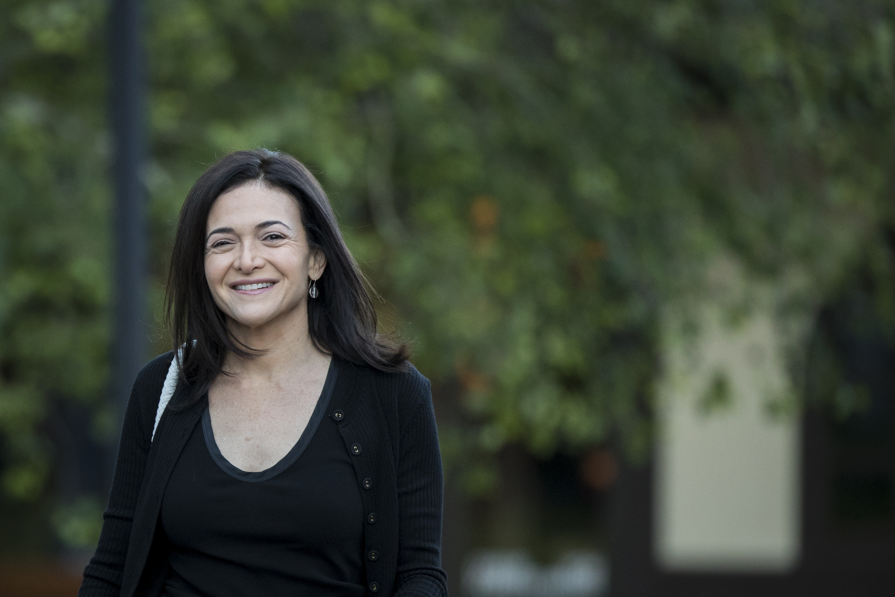 Facebook COO Sheryl Sandberg owns nearly10% of the company via shares she received from her late husband Dave Goldberg. (Photo by Drew Angerer/Getty Images)