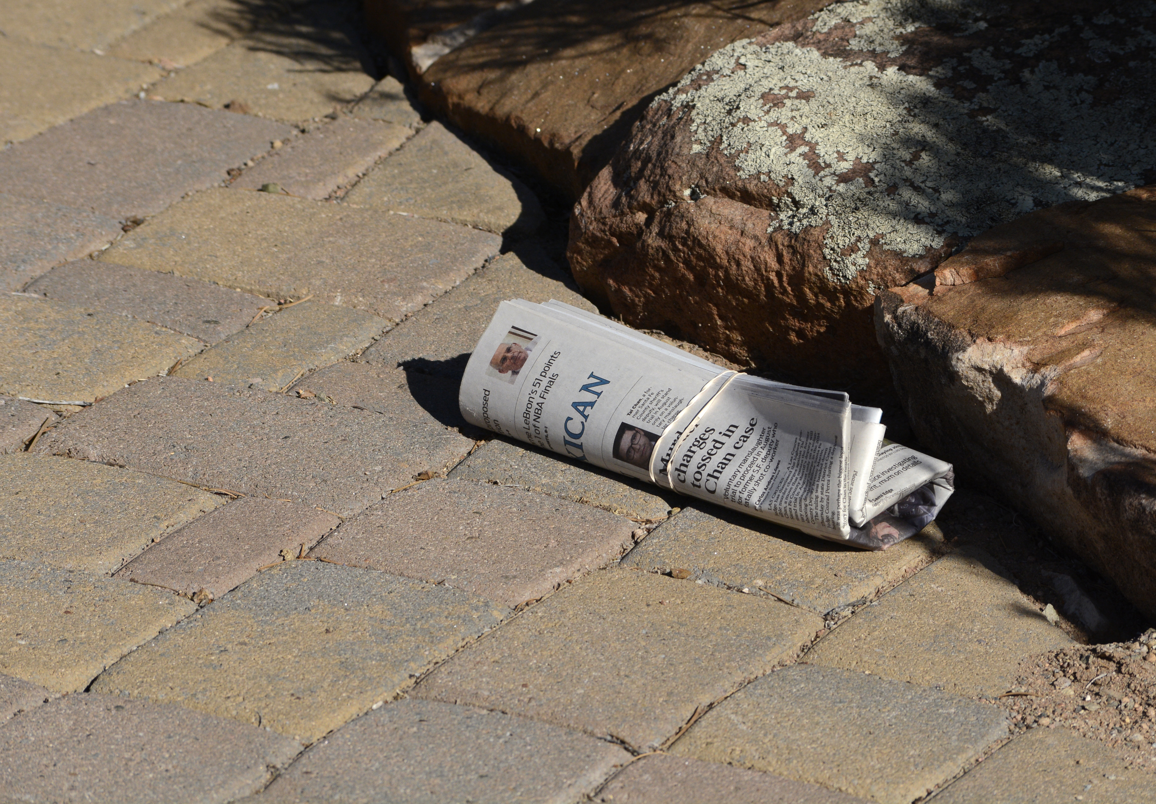 Newspaper home delivery