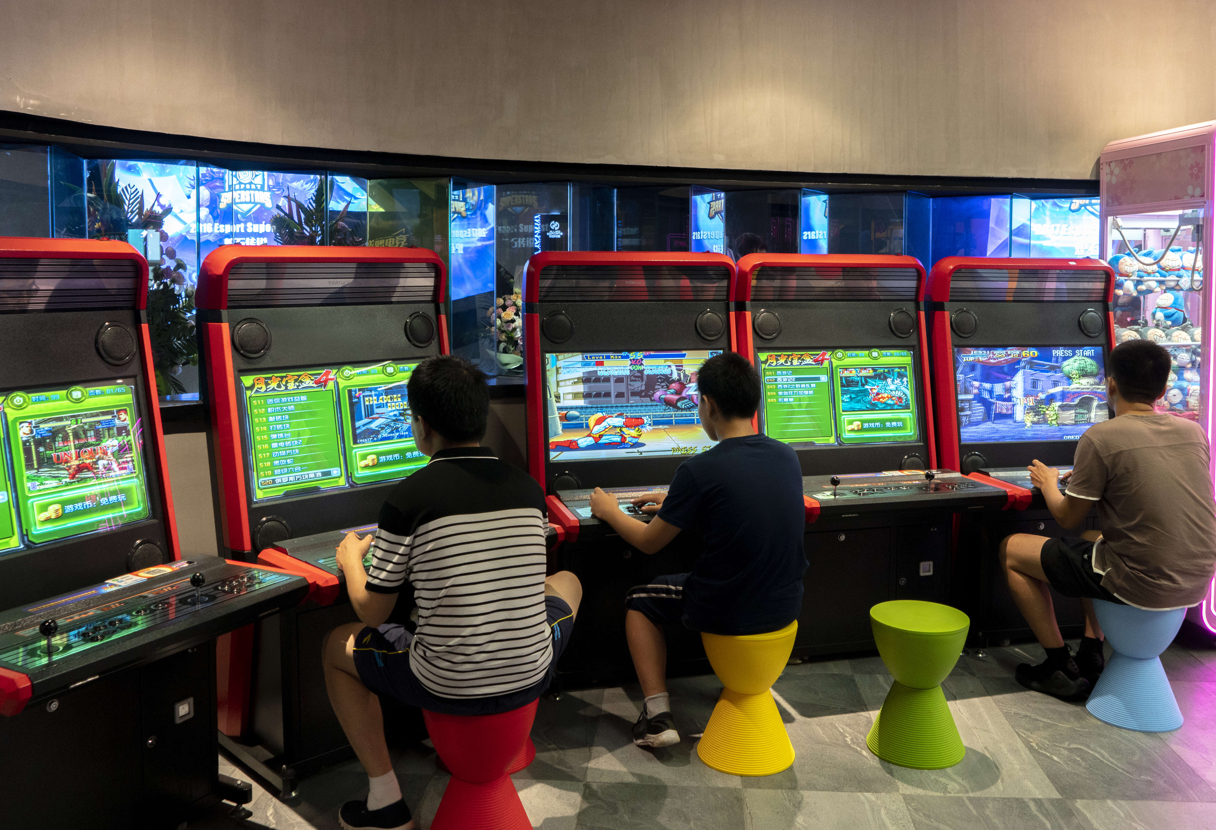 Recreational area for amateur visitors. The Tianjin Allied