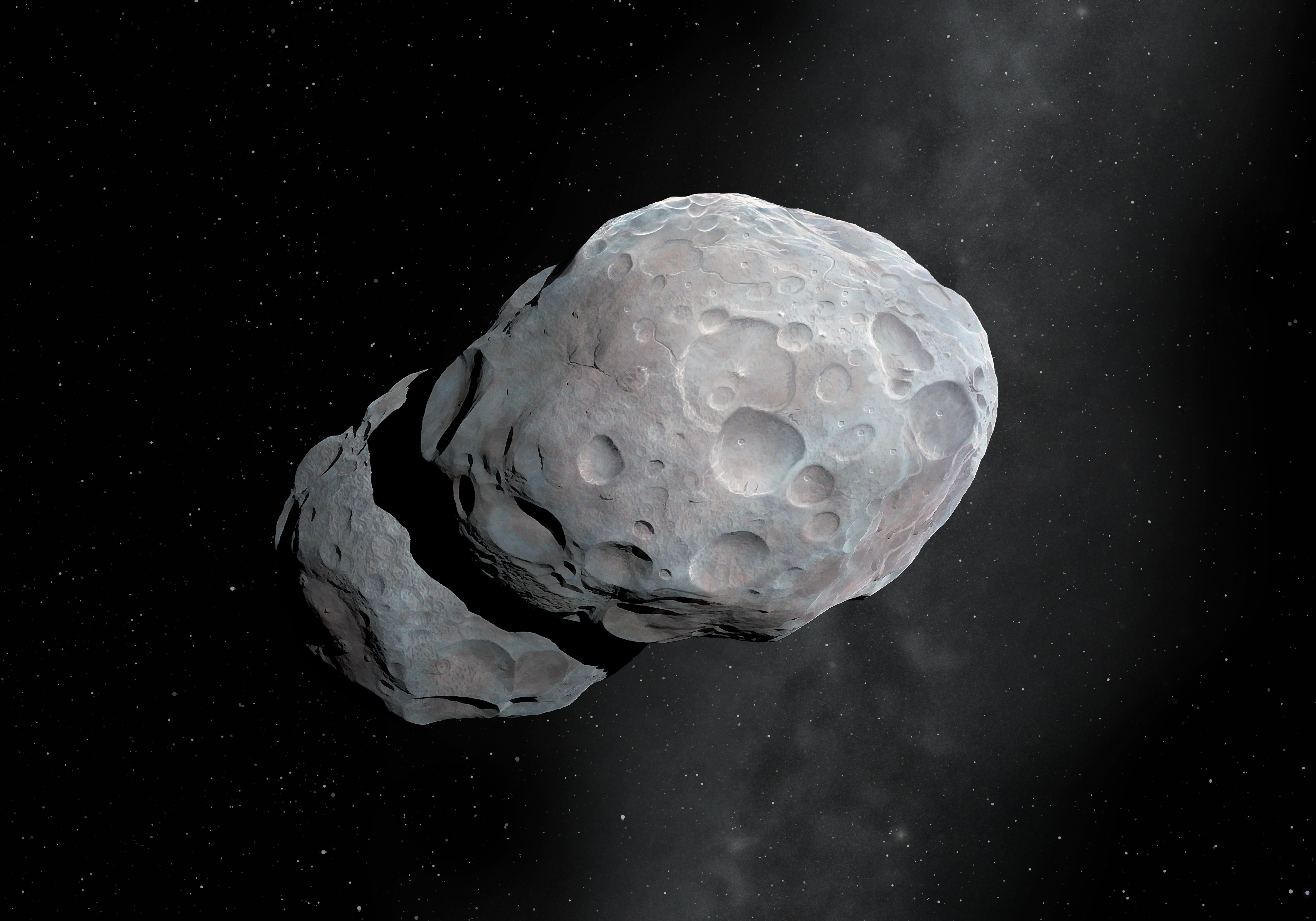 Asteroid 624 Hektor, artwork