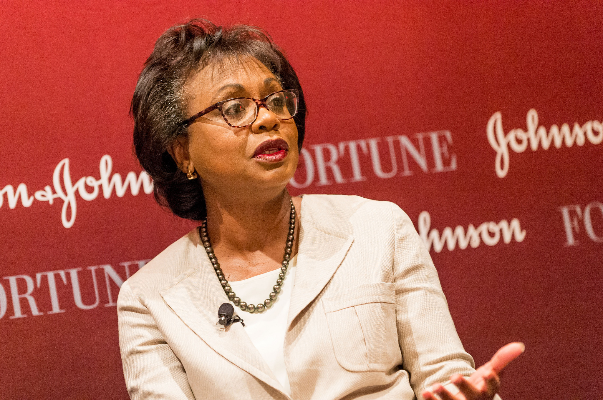Anita Hill at a Fortune MPW event. (Photograph by Stuart Isett/Fortune Most Powerful Women)