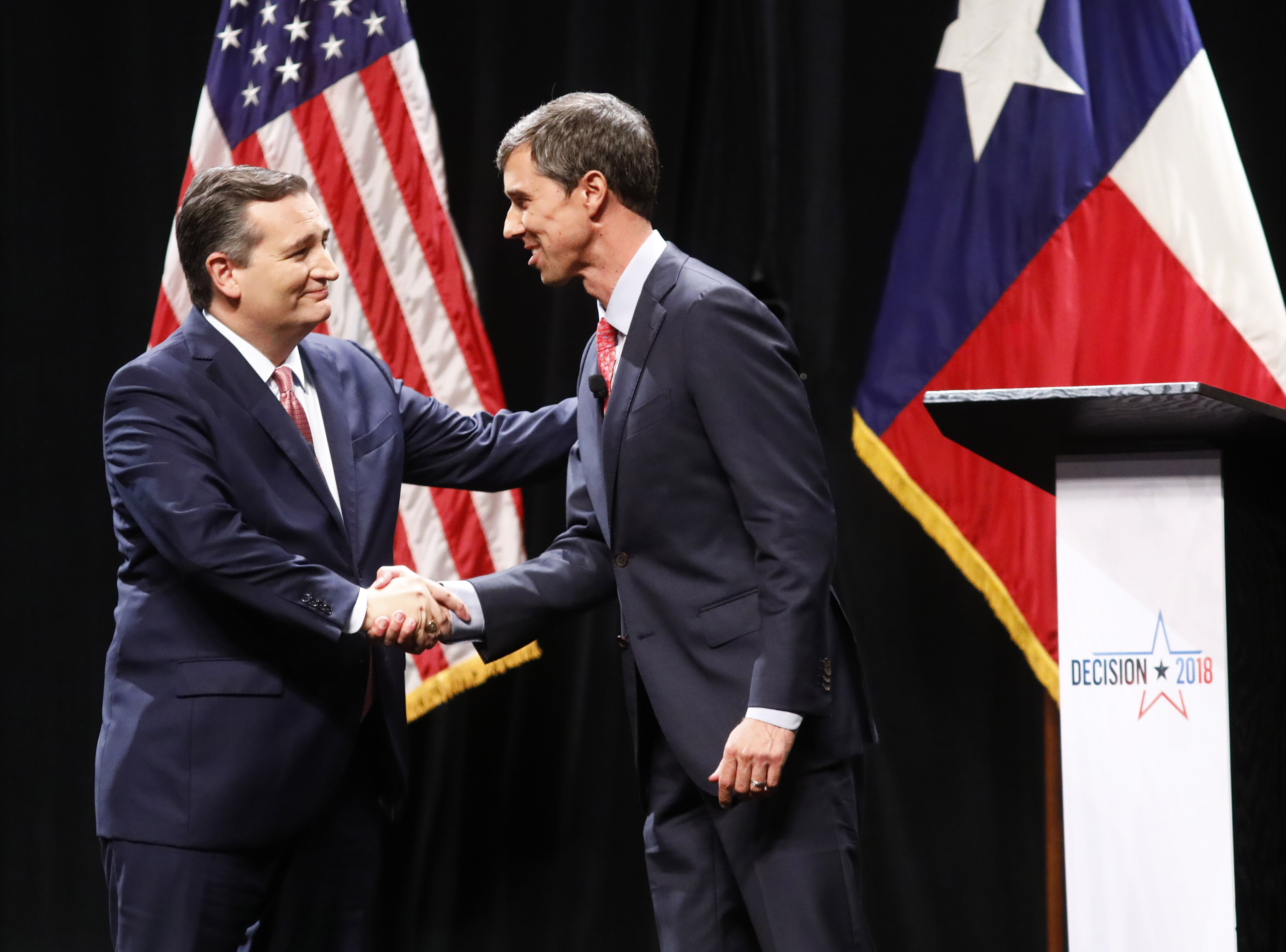 Texas Senate Candidates Ted Cruz And Beto O'Rourke Debate In Dallas