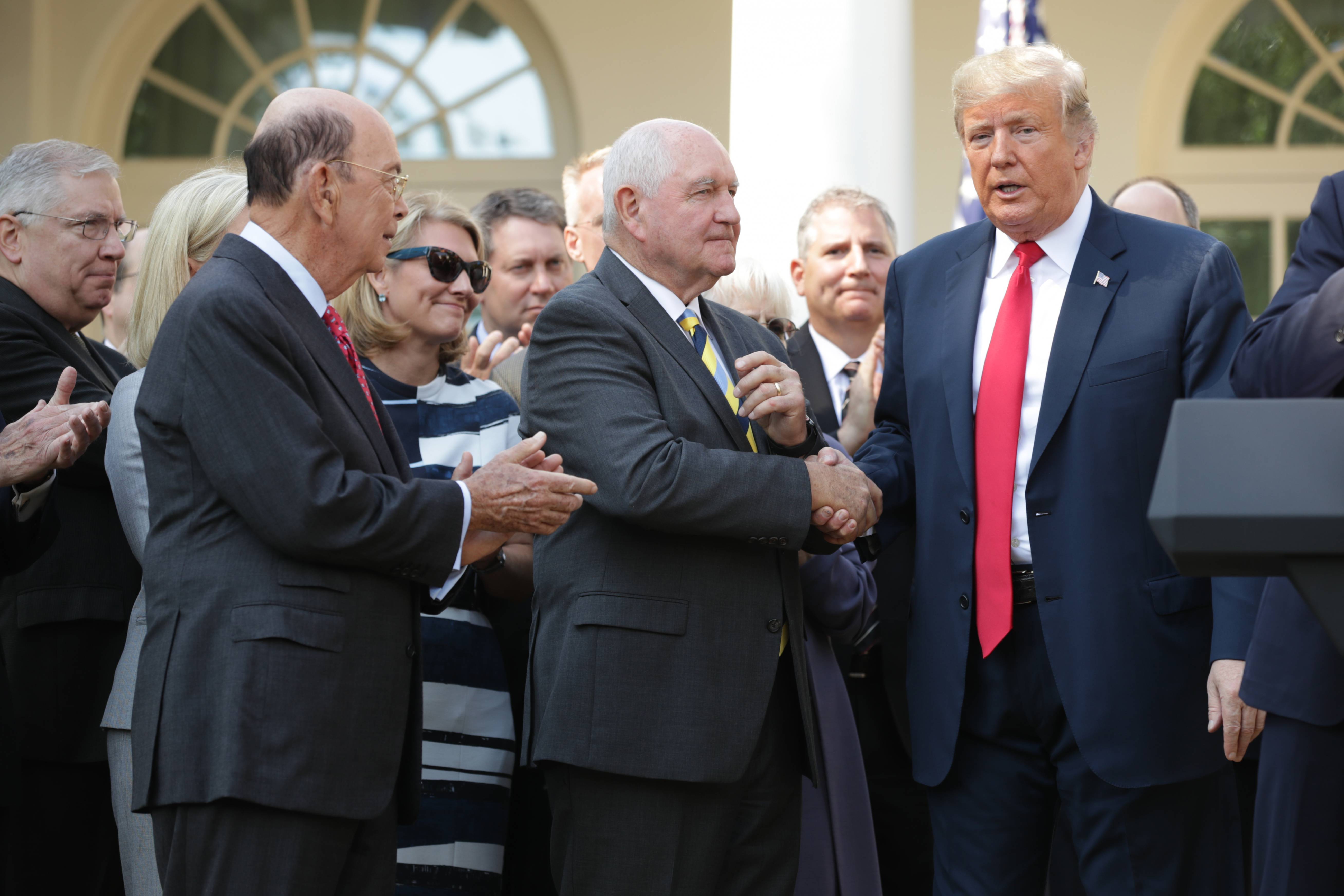 President Trump Holds News Conference To Discuss New US-Mexico-Canada Trade Deal