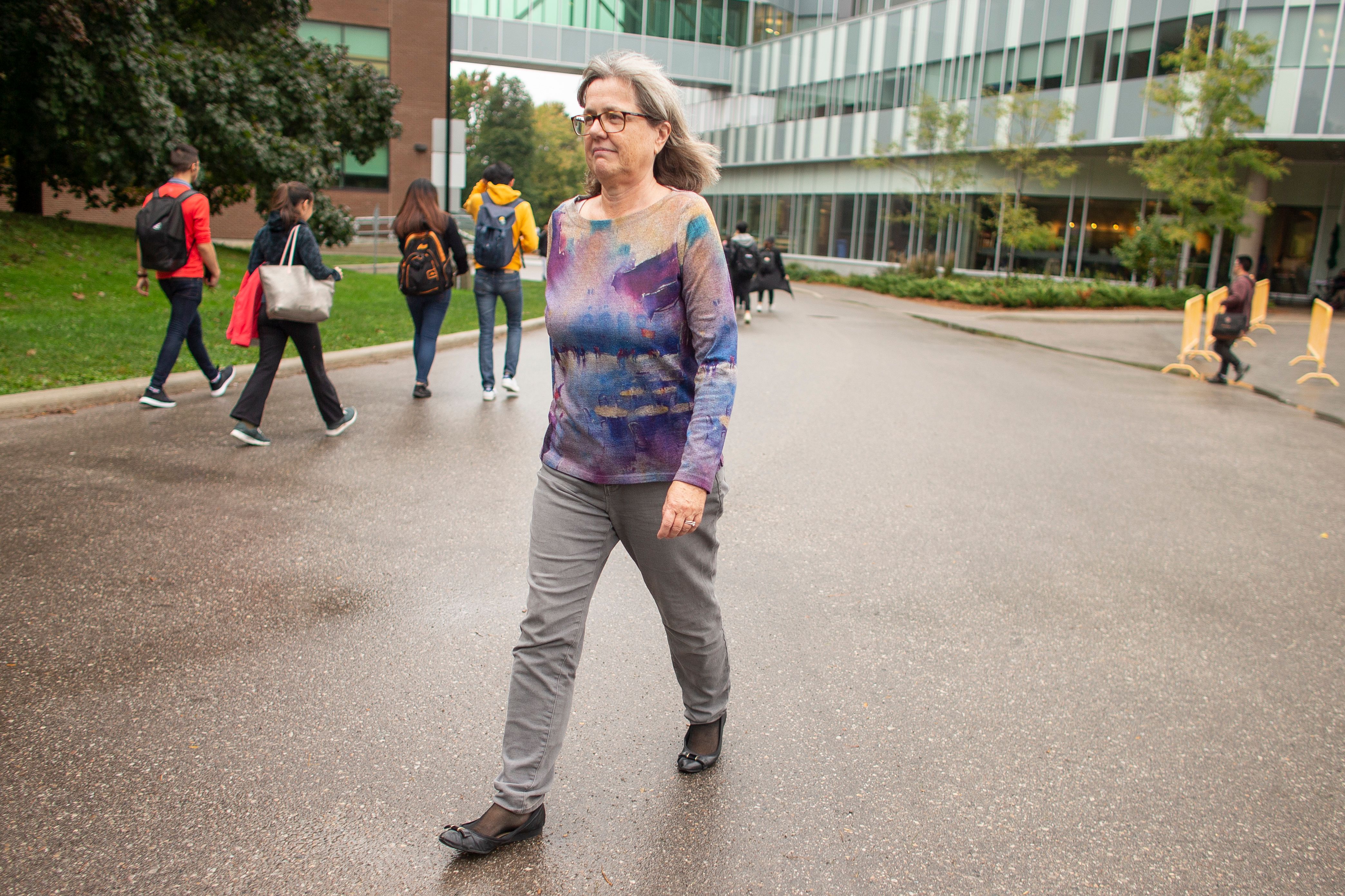 Donna Strickland after winning Nobel Prize in physics