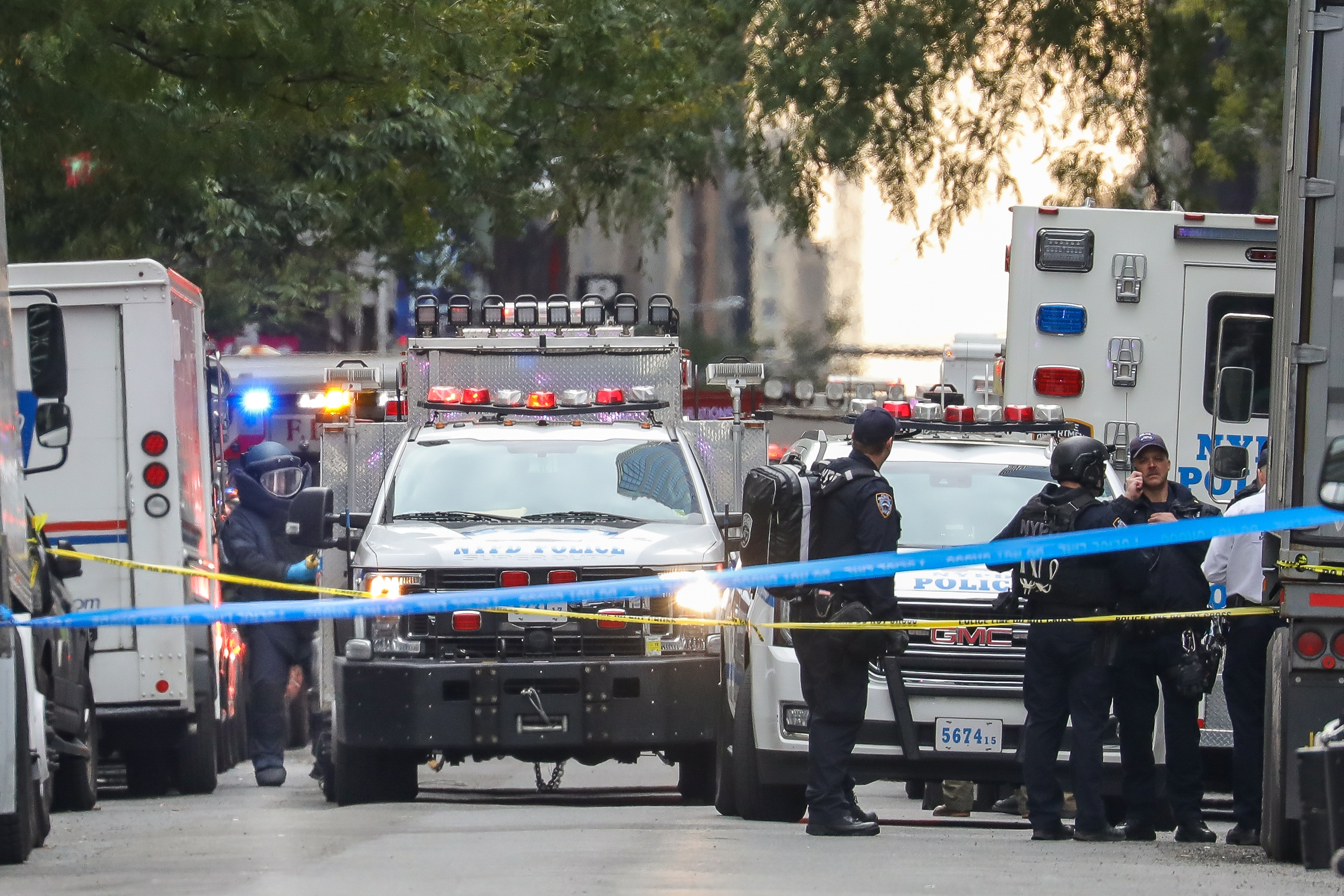 A suspect has been arrested in connection with package bombs