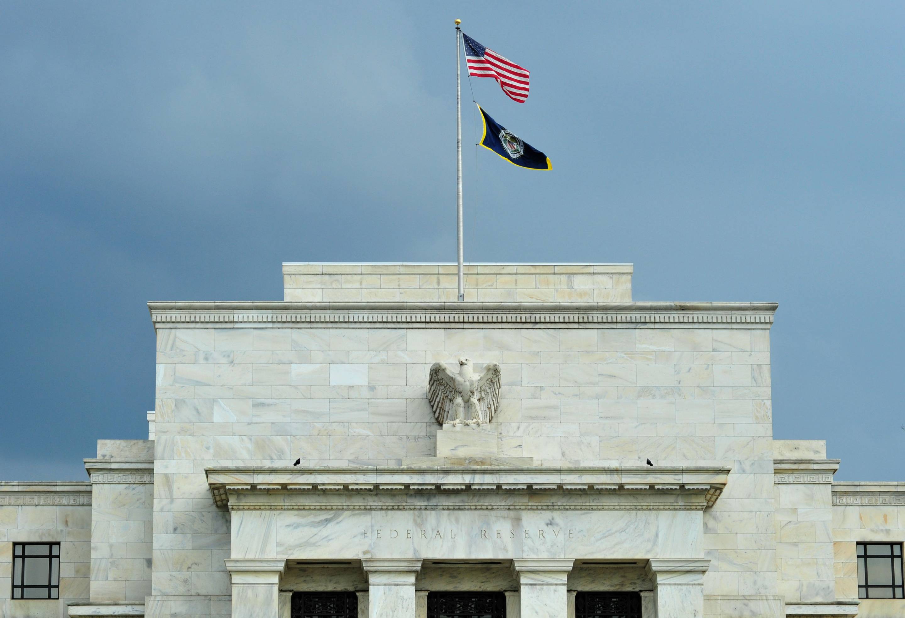 The US Federal Reserve building is seen