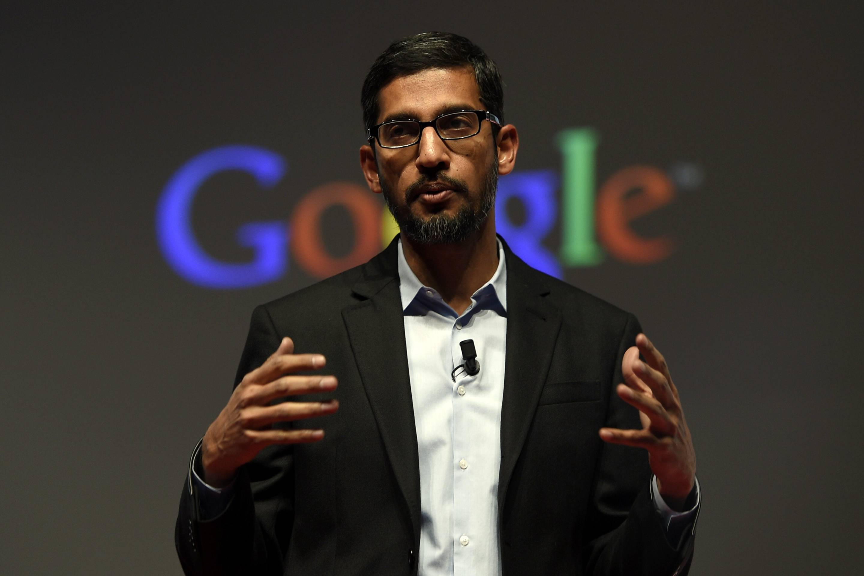SPAIN-TELECOM-MOBILE-SHOW-MWC-GOOGLE