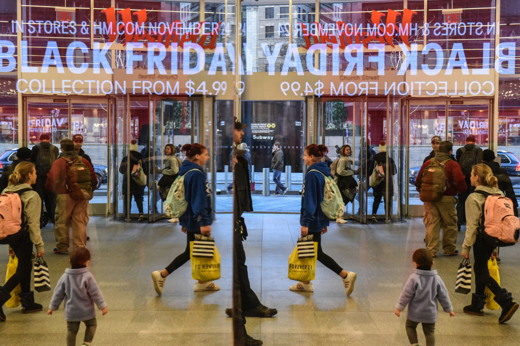 Shoppers Get Early Start To Holiday Shopping On Annual Black Friday