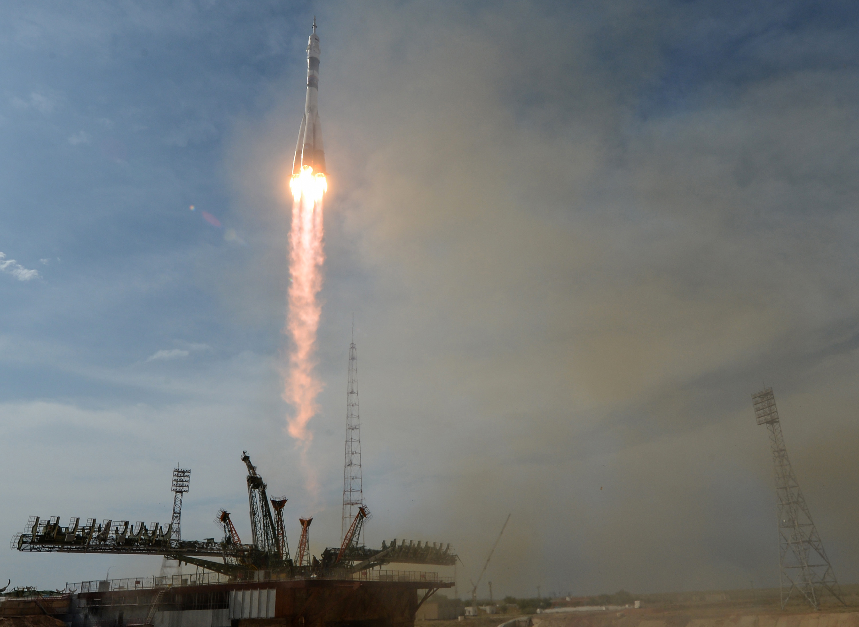 KAZAKHSTAN-RUSSIA-US-GERMANY-SPACE-ISS
