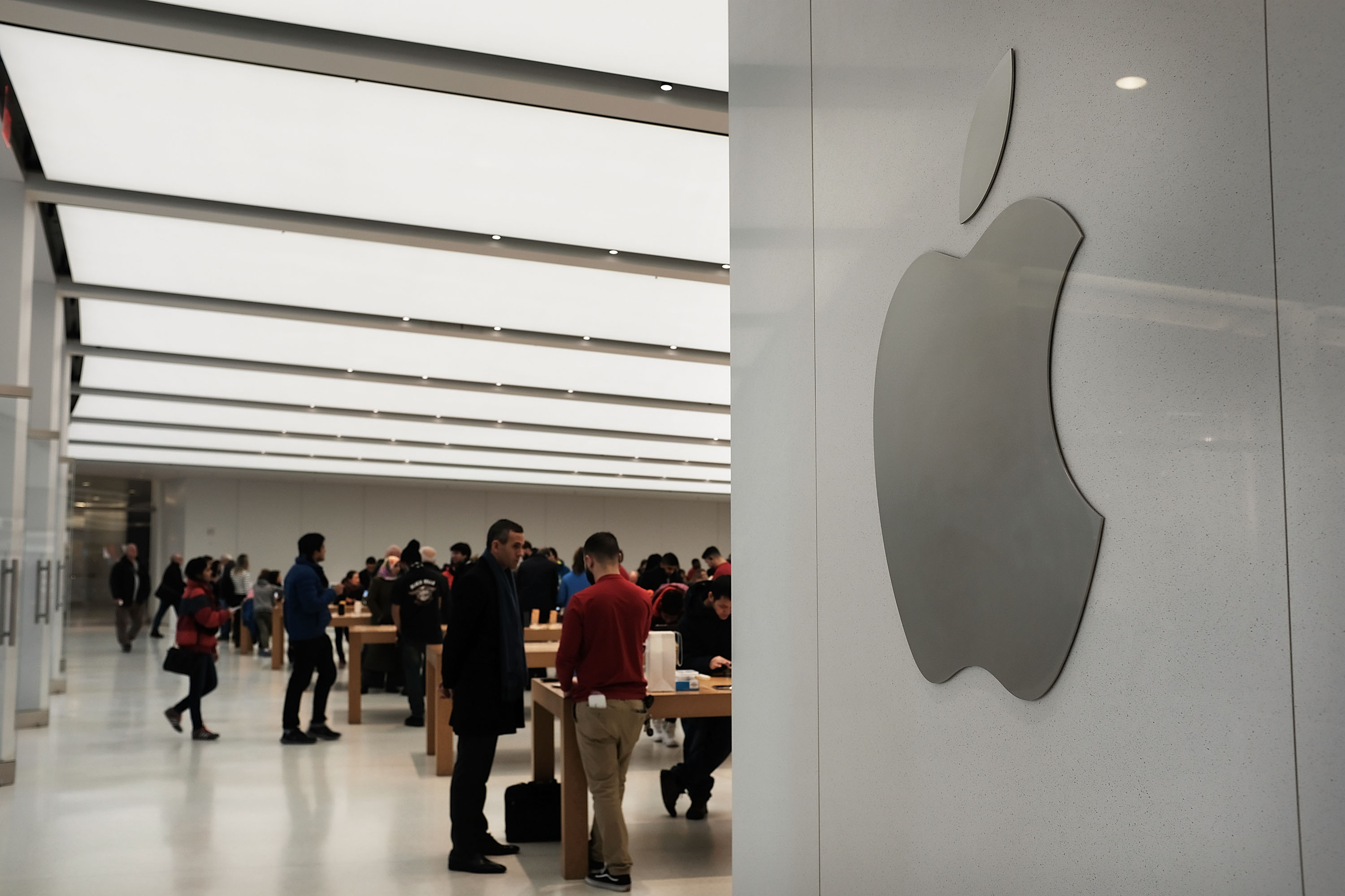 Apple Stock Falls Sharply