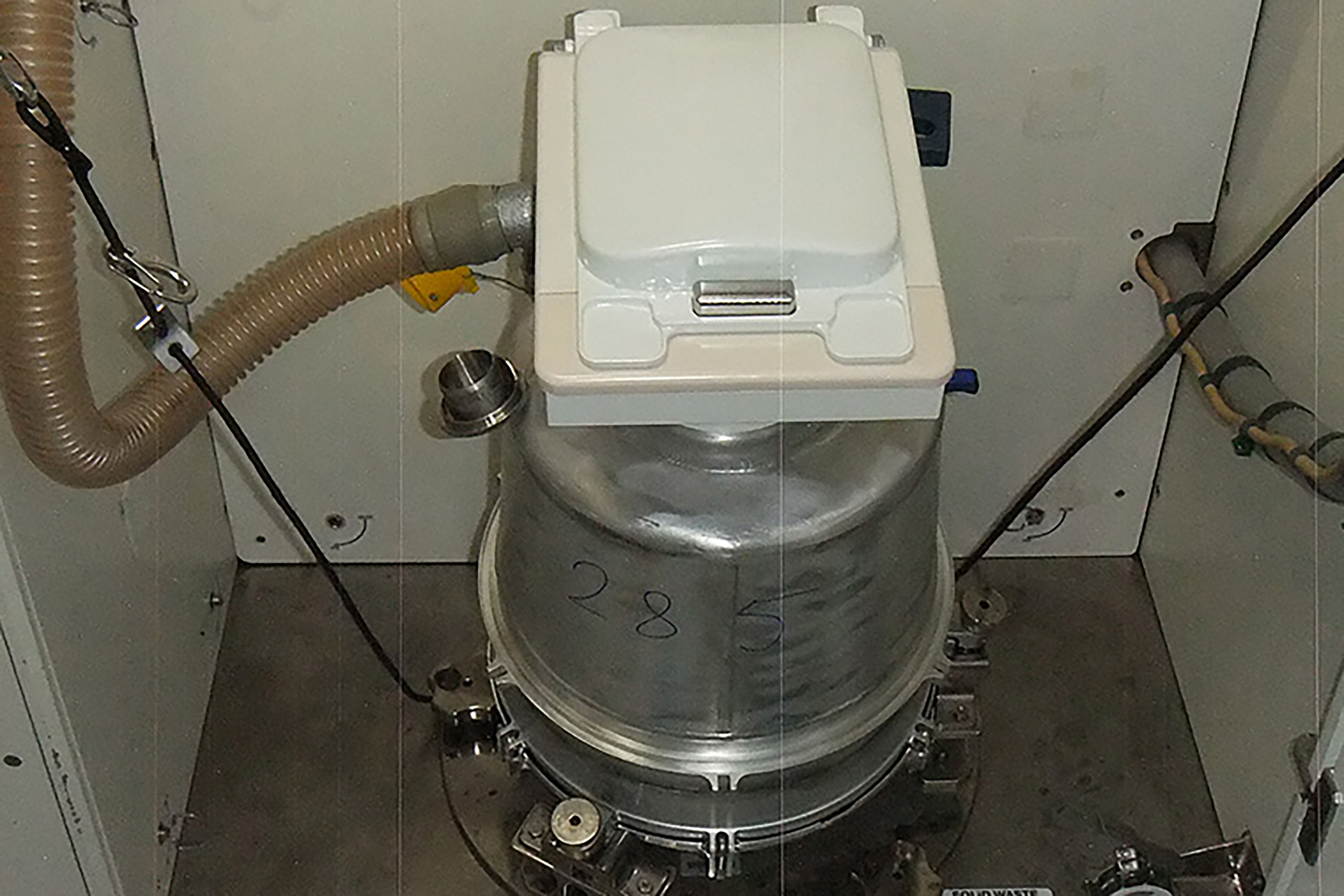 NASA space toilet