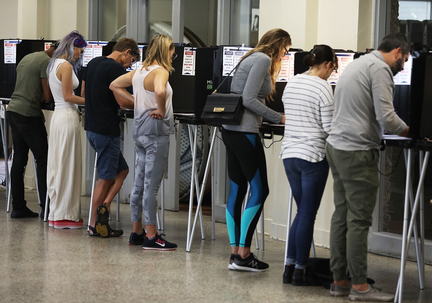 Voters Across The Country Head To The Polls For The Midterm Elections