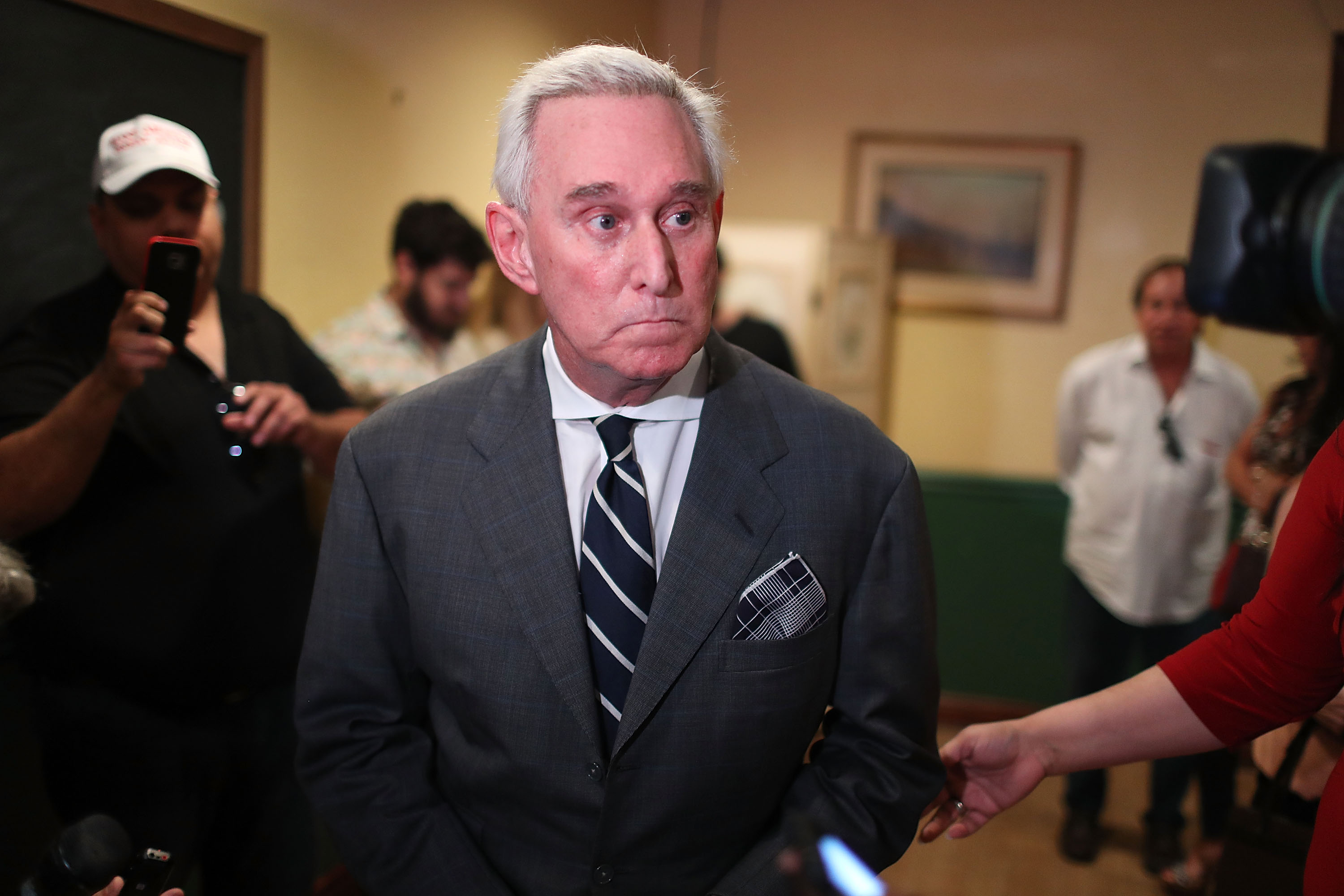 Roger Stone Addresses Women's Republican Club Of Miami