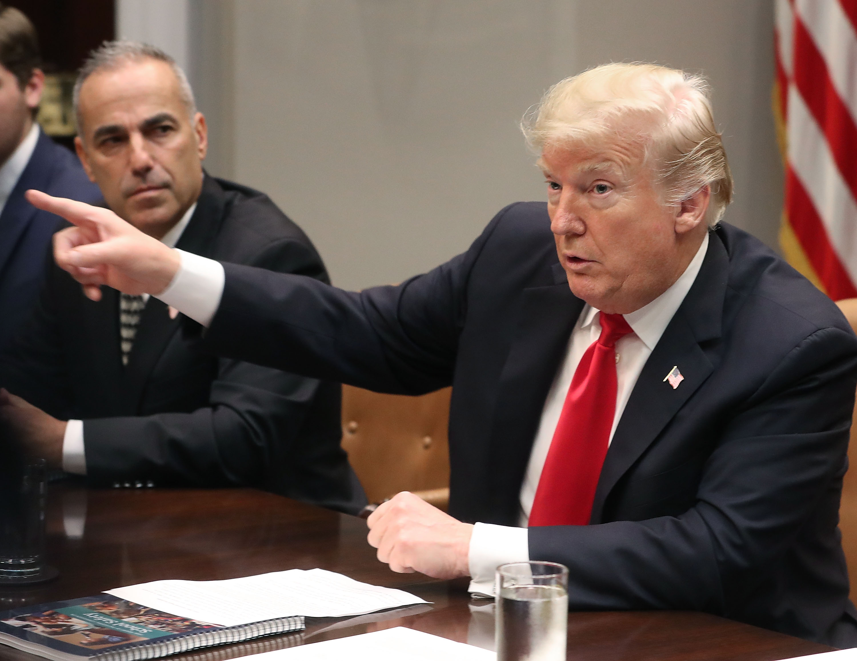 President Trump Attends Discussion On Federal Commission On School Safety Report