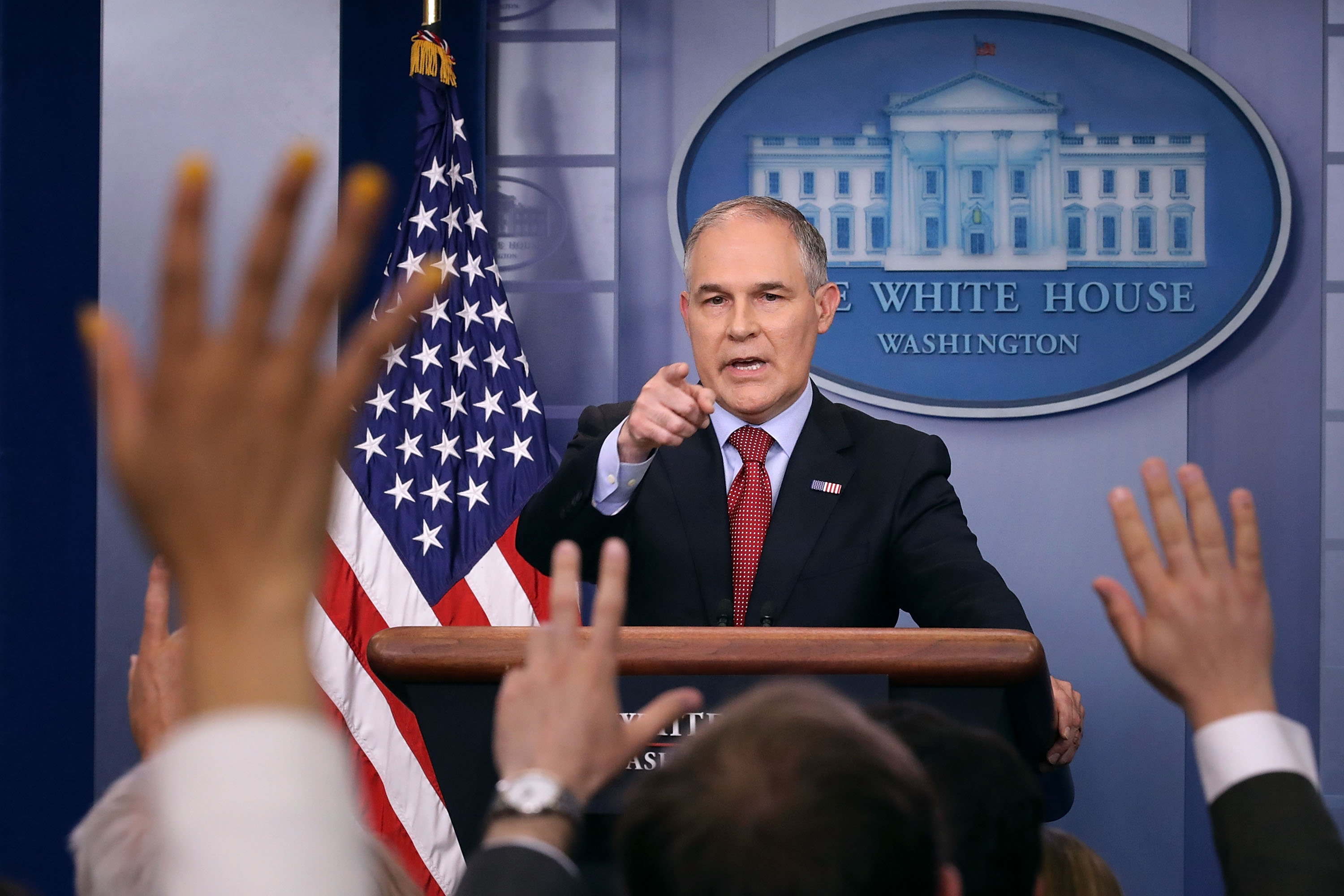 EPA Administrator Pruitt Joins Sean Spicer For Daily White House Press Briefing