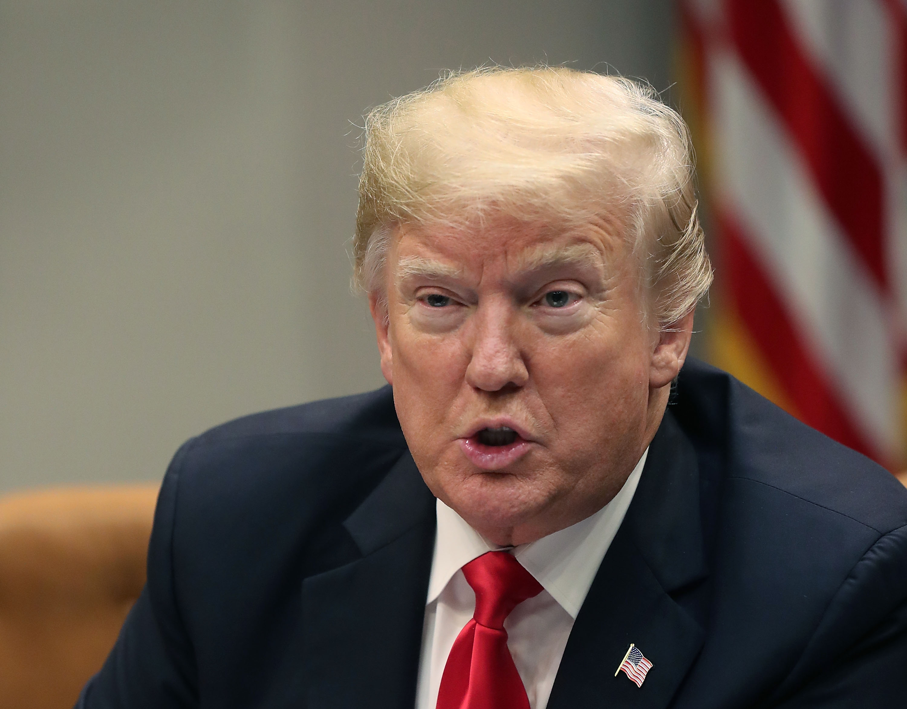 President Trump Attends Discussion On Federal Commission On School Safety Report