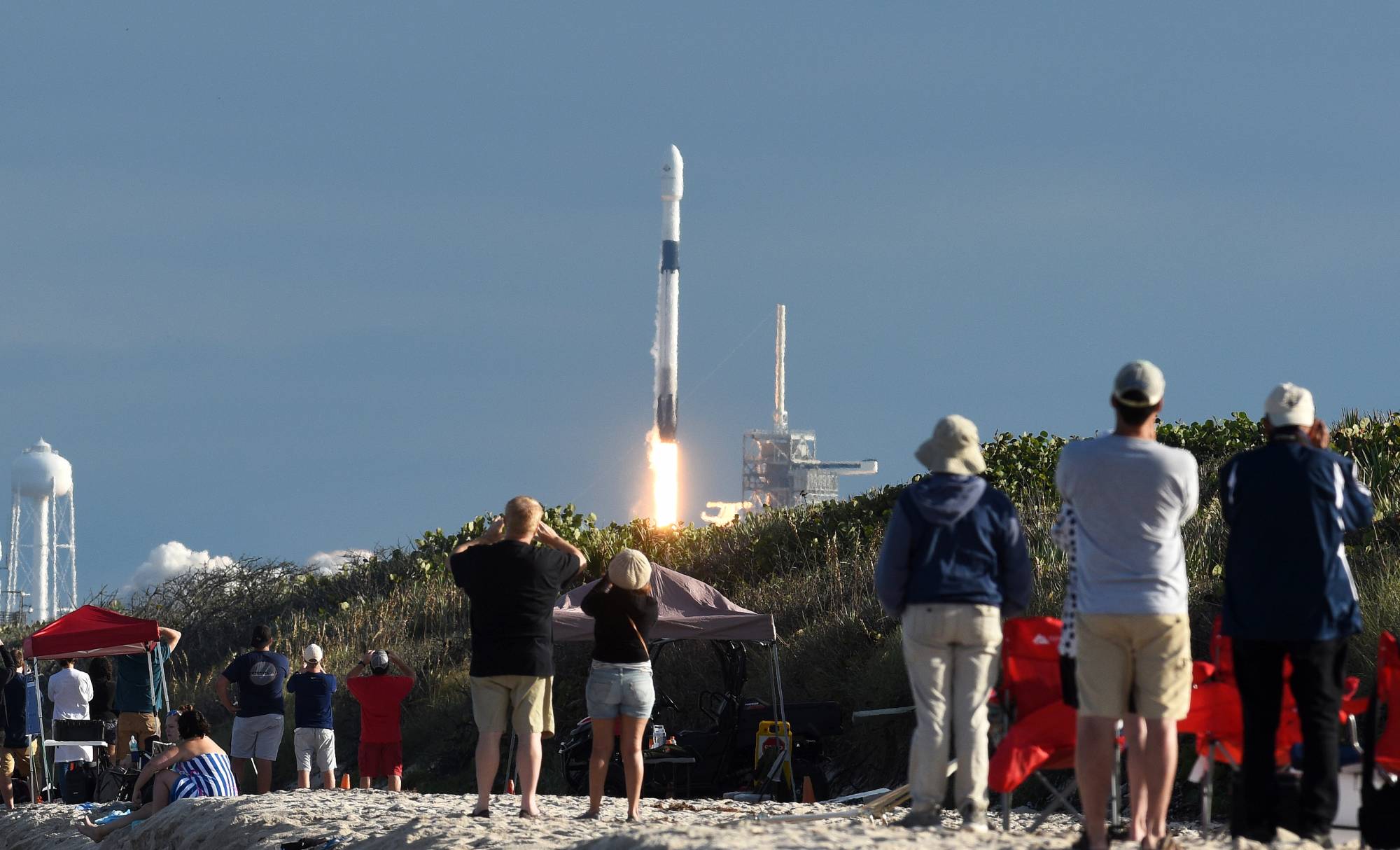 SpaceX Launches Satellite For Qatar