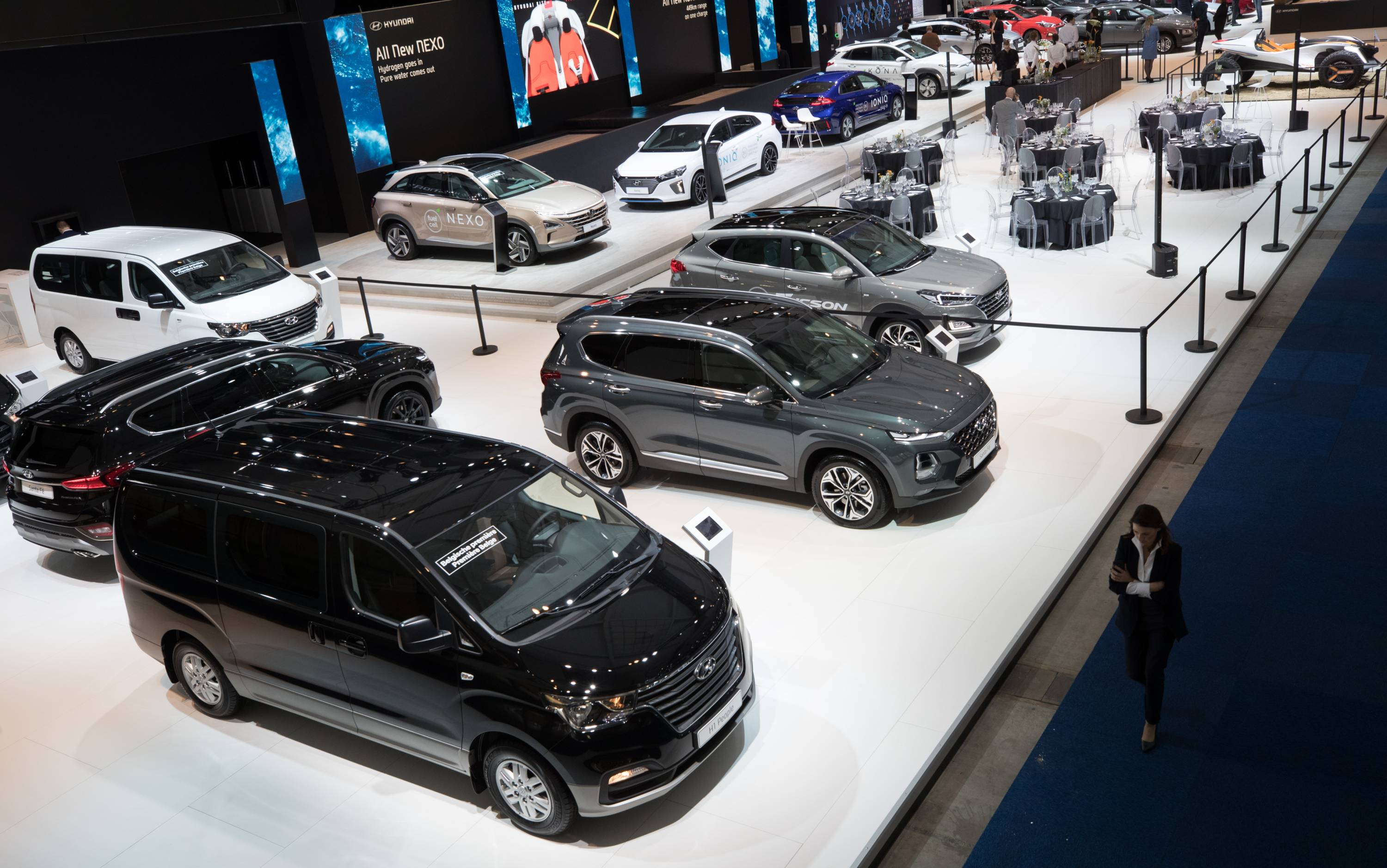 BRUSSELS 97TH MOTOR SHOW OPENING DAY