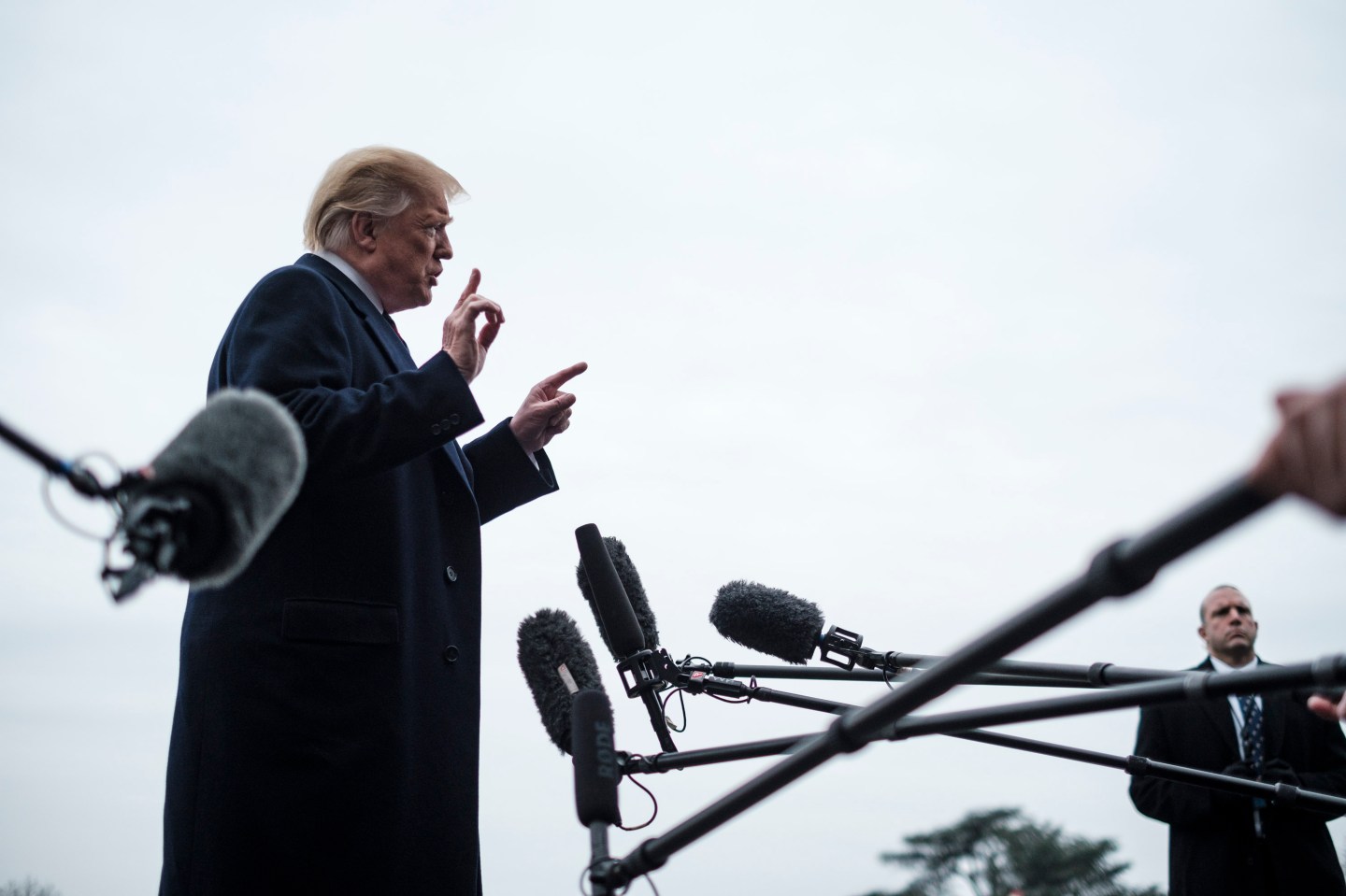 President Trump Attends Dignified Transfer At Dover AFB