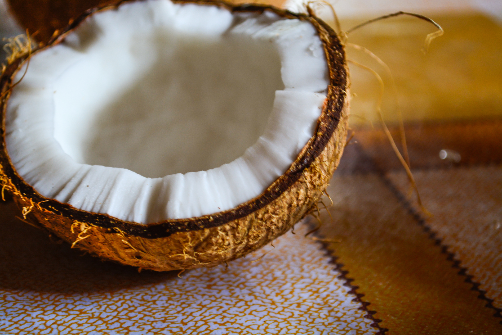 Coconuts on the table