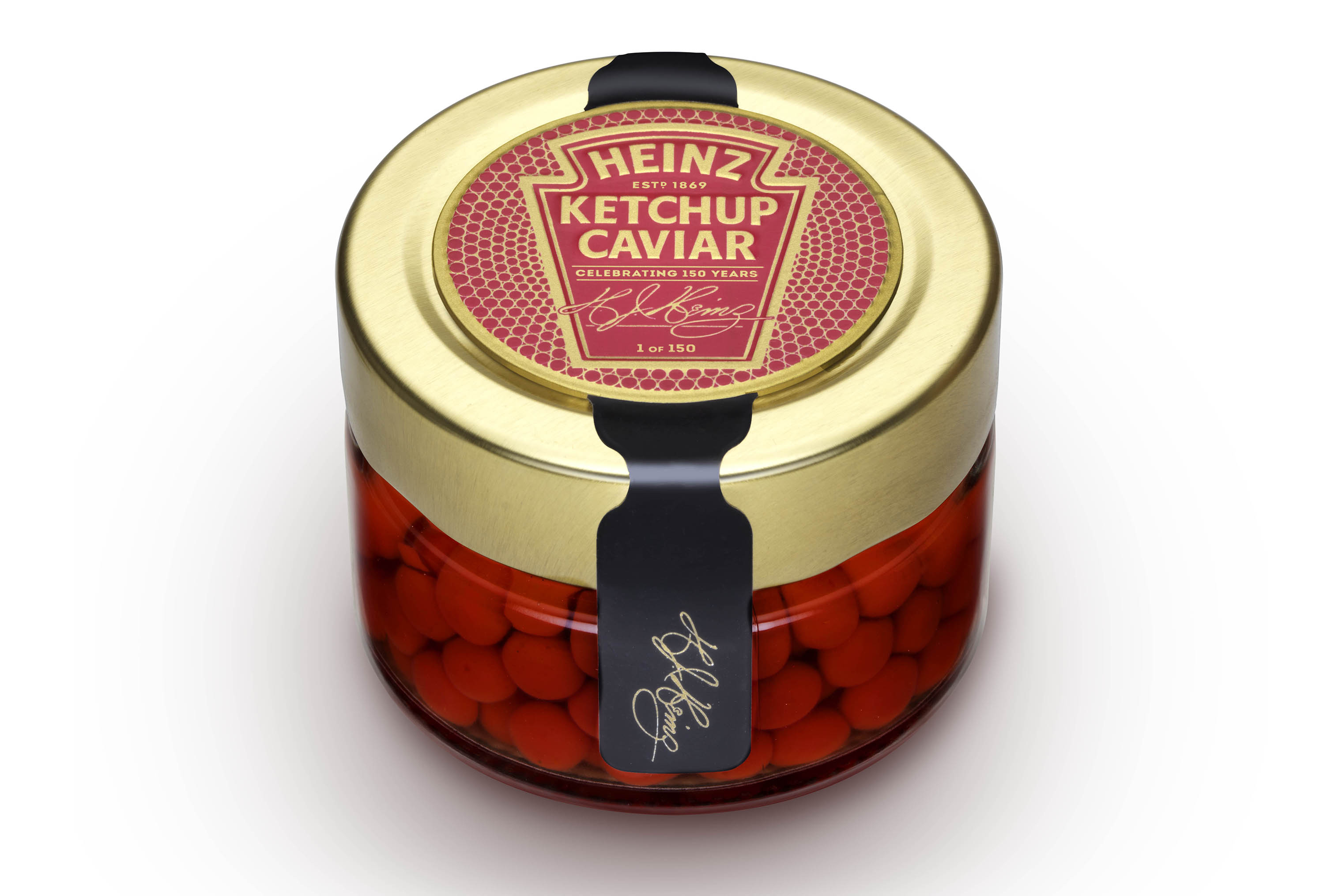 An 1.8 oz jar of Heinz Ketchup Caviar is valued at $5.