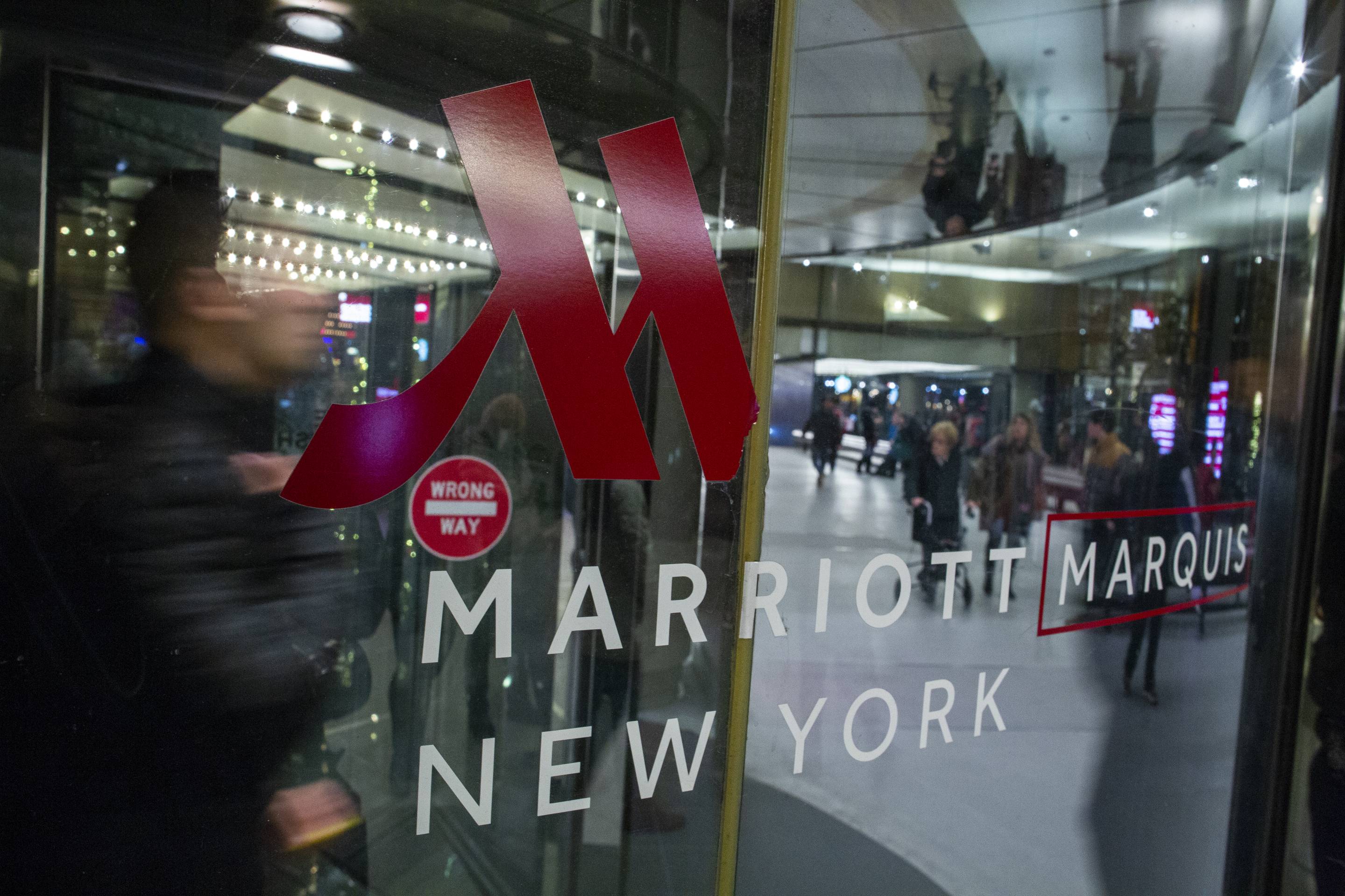 Marriott stock down