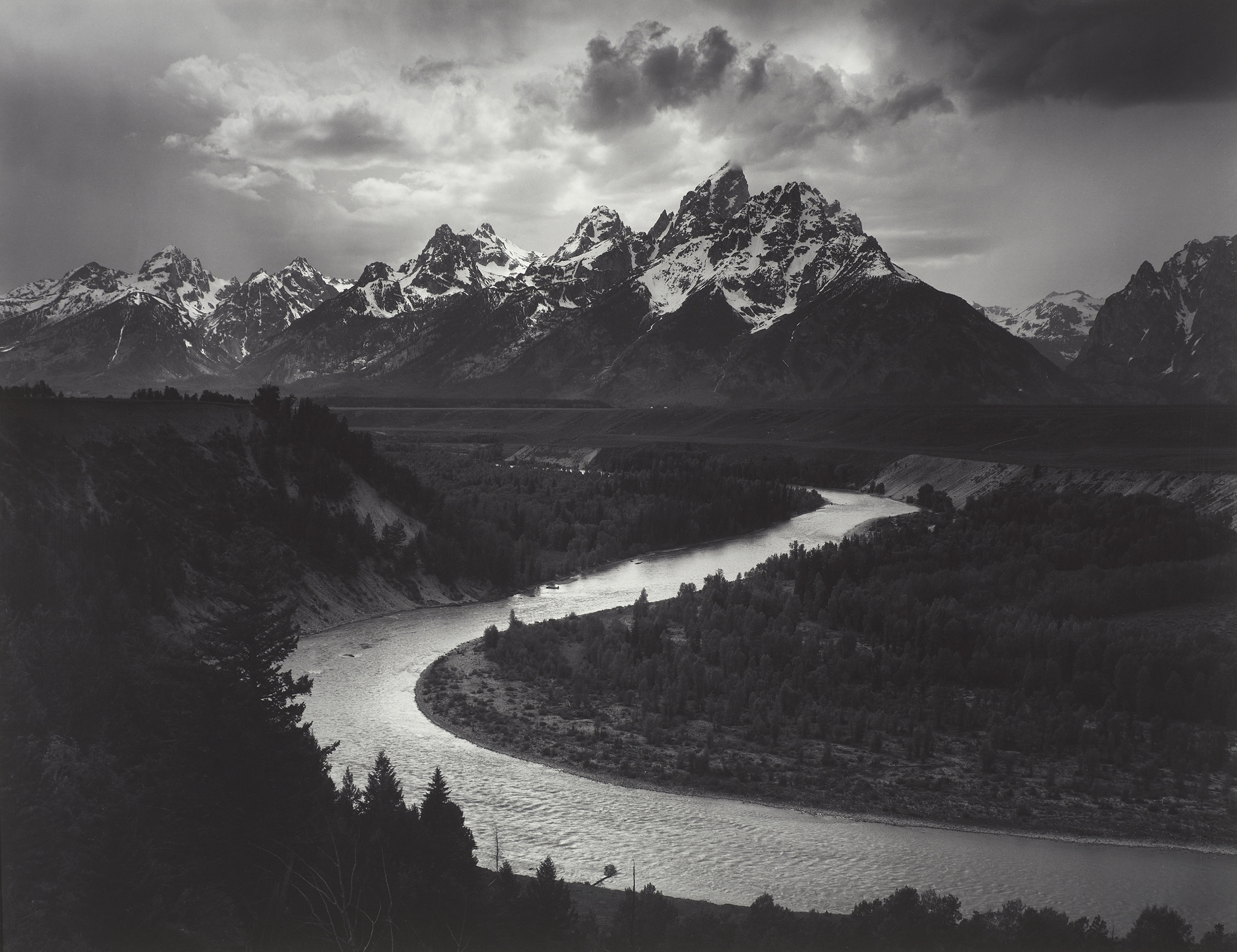 The Tetons and Snake River, Grand Teton National Park, Wyoming Ansel Adams (American, 1902–1984) 1942 Photograph, gelatin silver print *The Lane Collection *© The Ansel Adams Publishing Rights Trust *Courtesy, Museum of Fine Arts, Boston